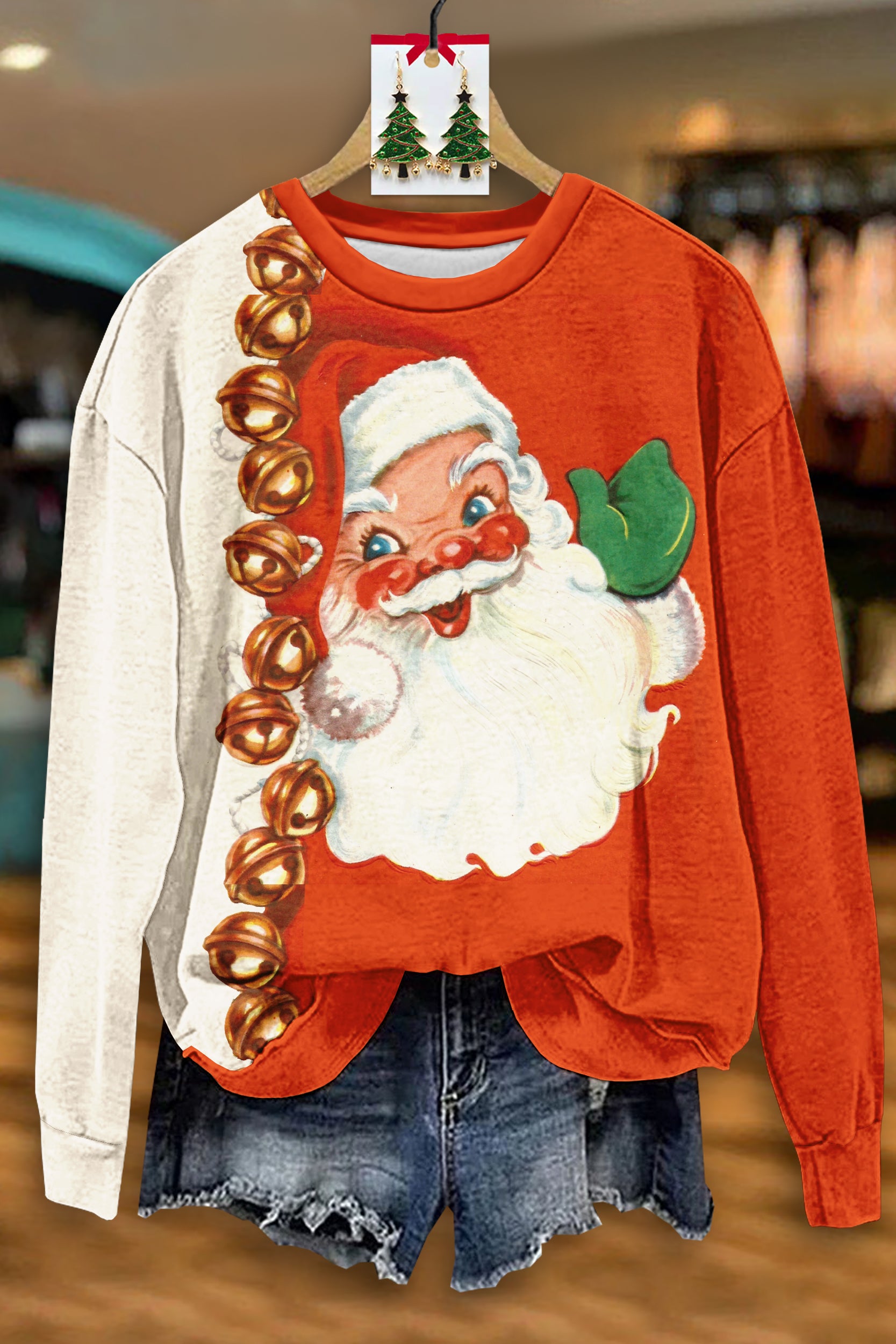 Vintage Christmas Santa Claus Sweatshirt