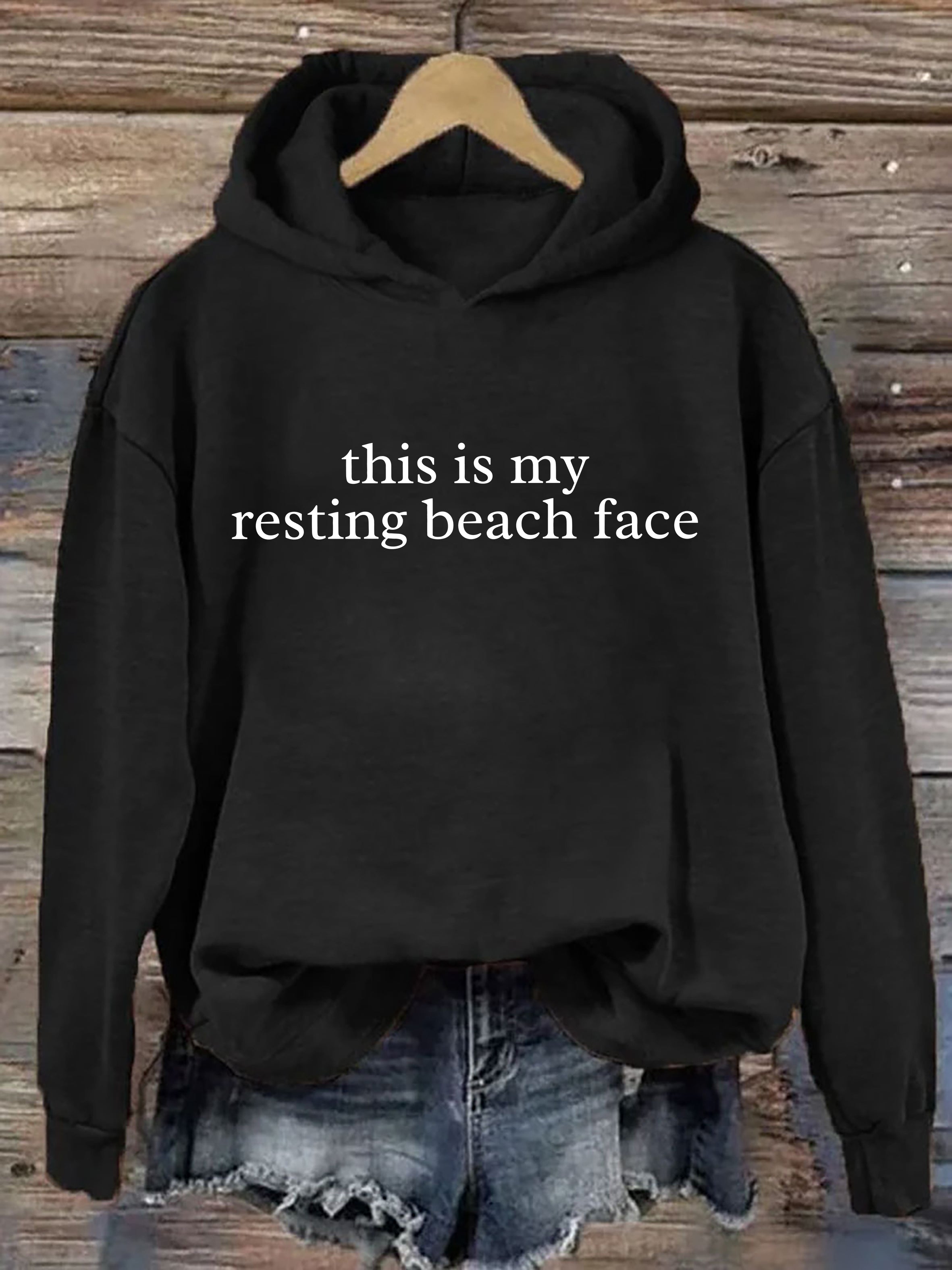 This Is My Resting Beach Face Hoodie