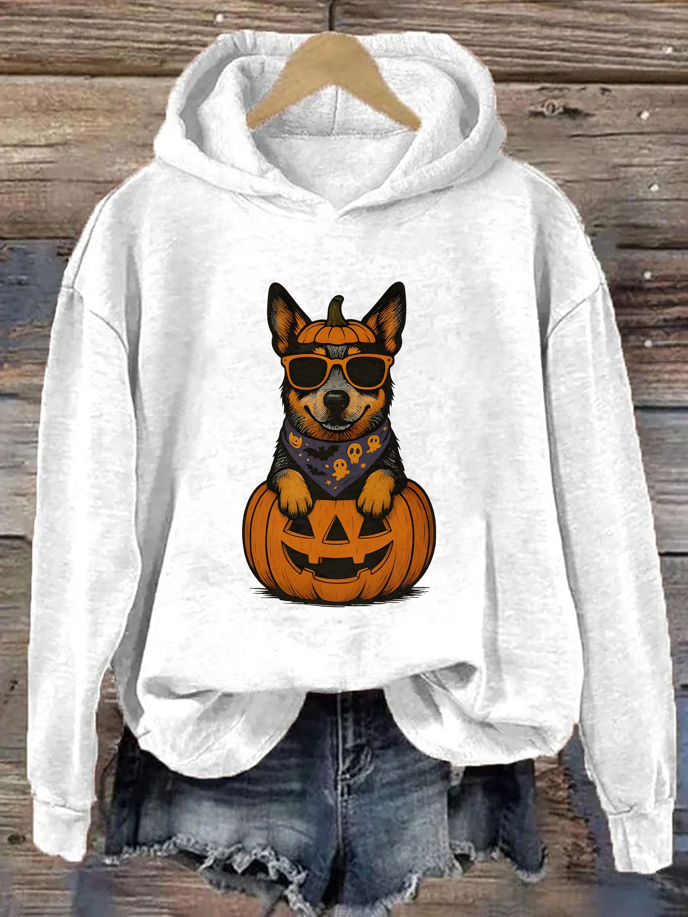 Blue Heeler Halloween Hoodie