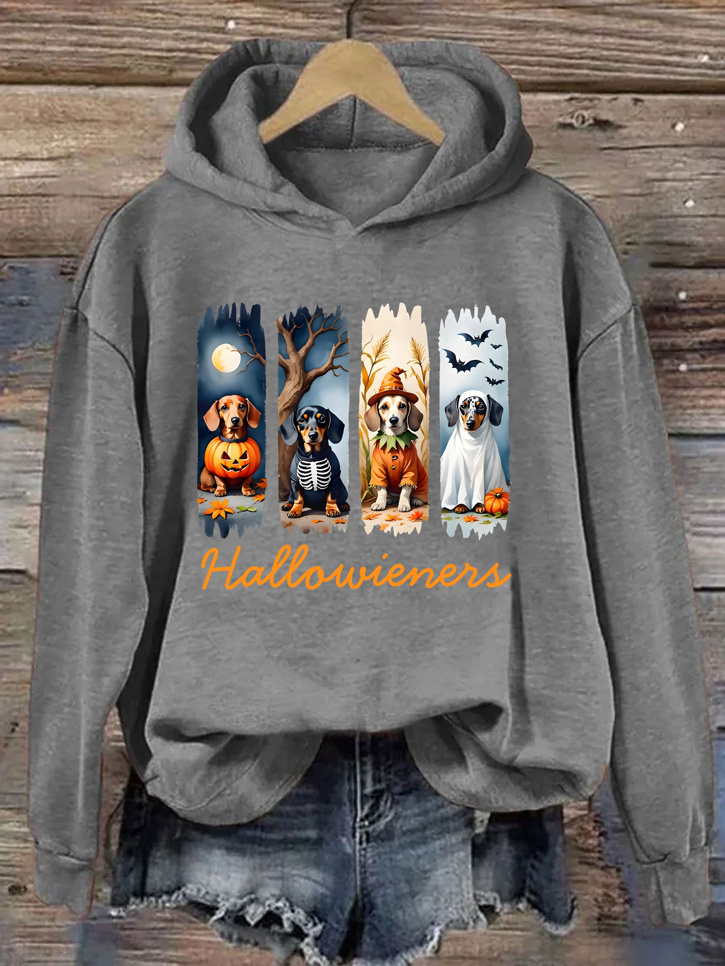 Funny Dachshund Halloween Hoodie