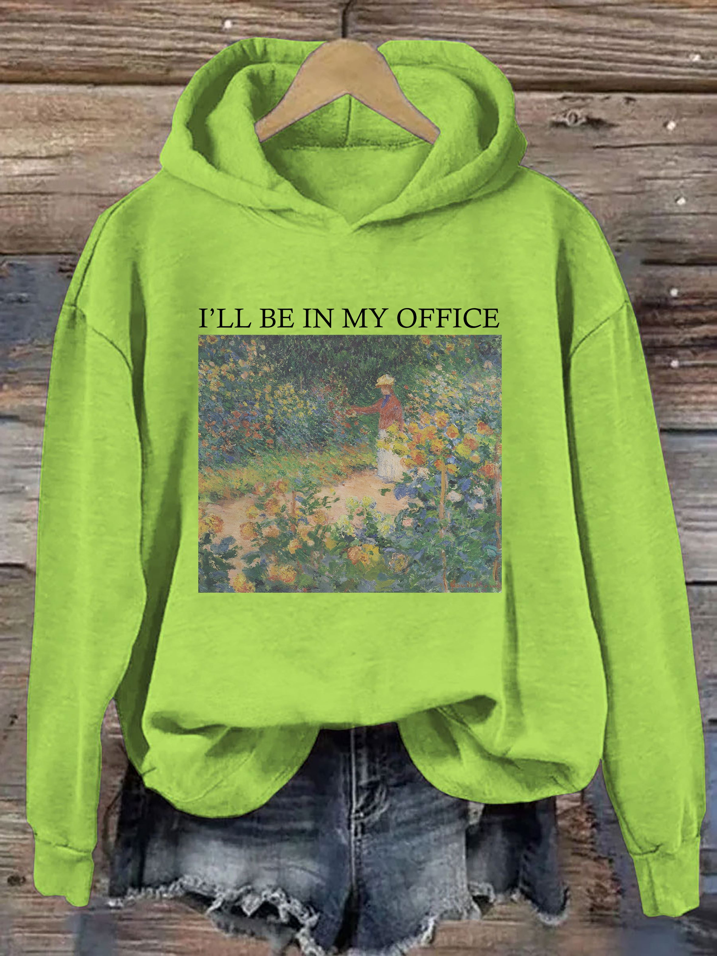 I'll Be In My Office Garden Hoodie