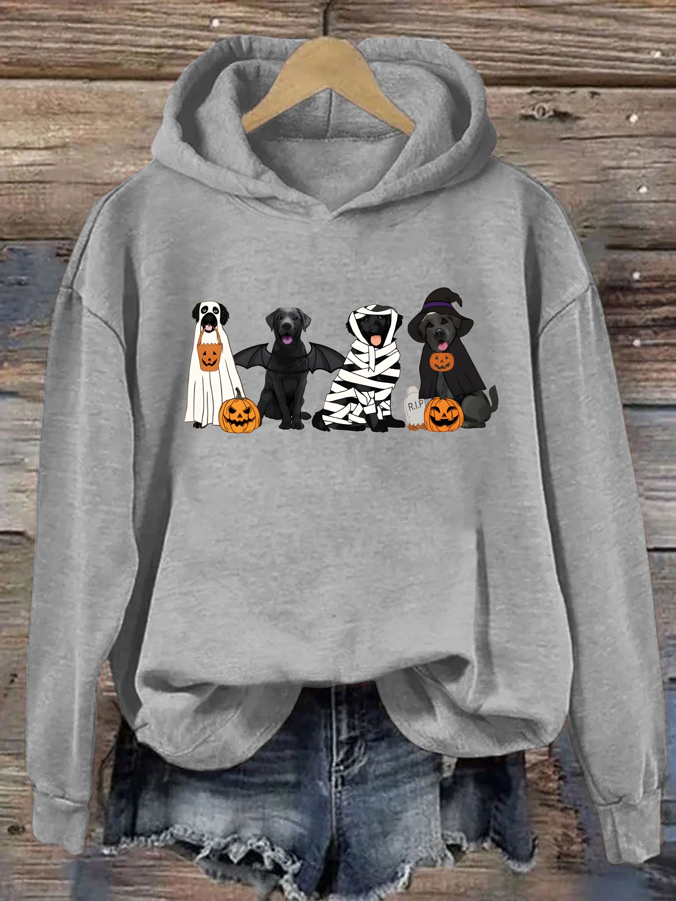 Black Labrador Halloween Hoodie