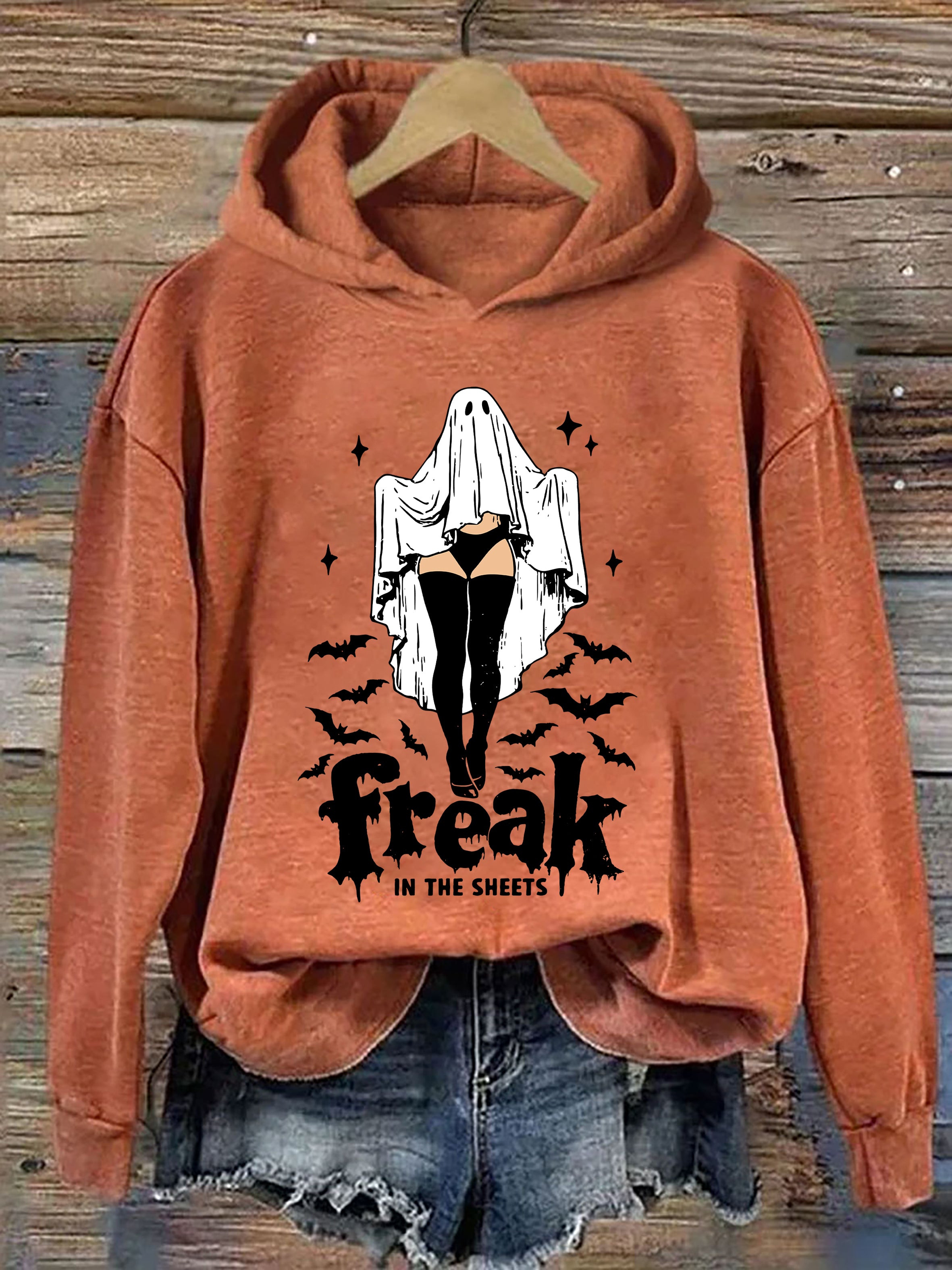 Funny Halloween Sheet Ghost Freak Hoodie