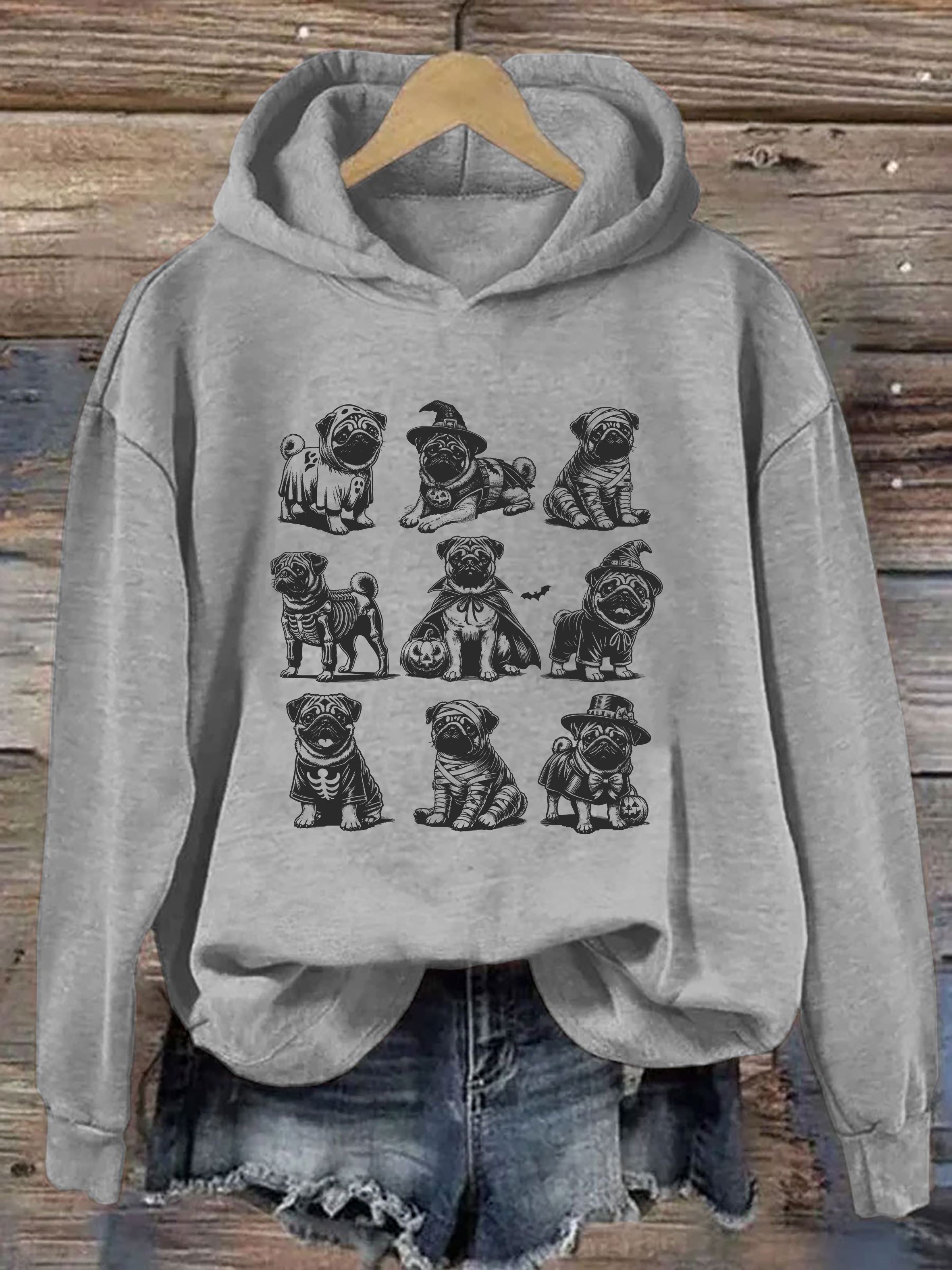 Pug Halloween Hoodie