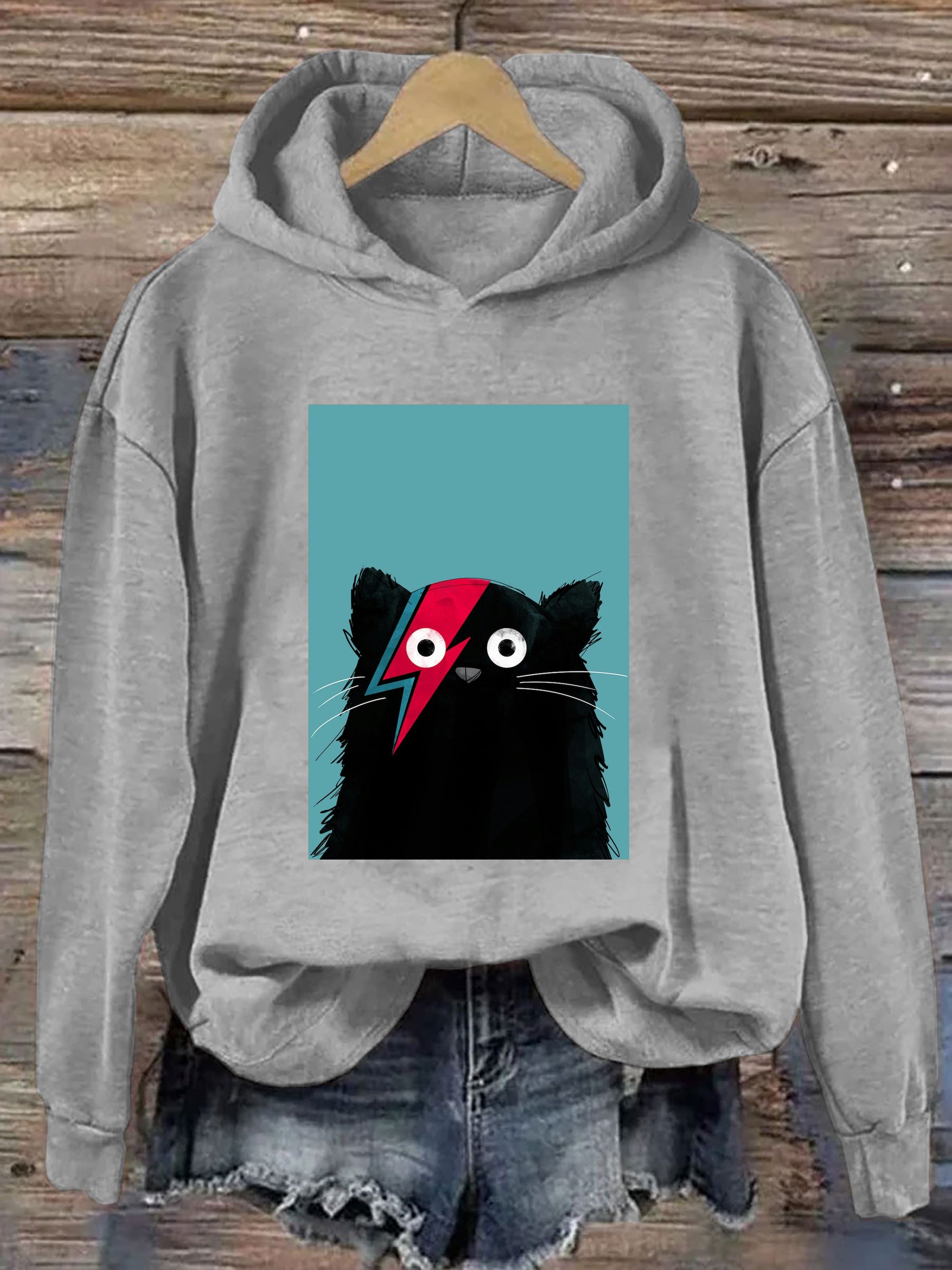 Cat Bowie Art Hoodie