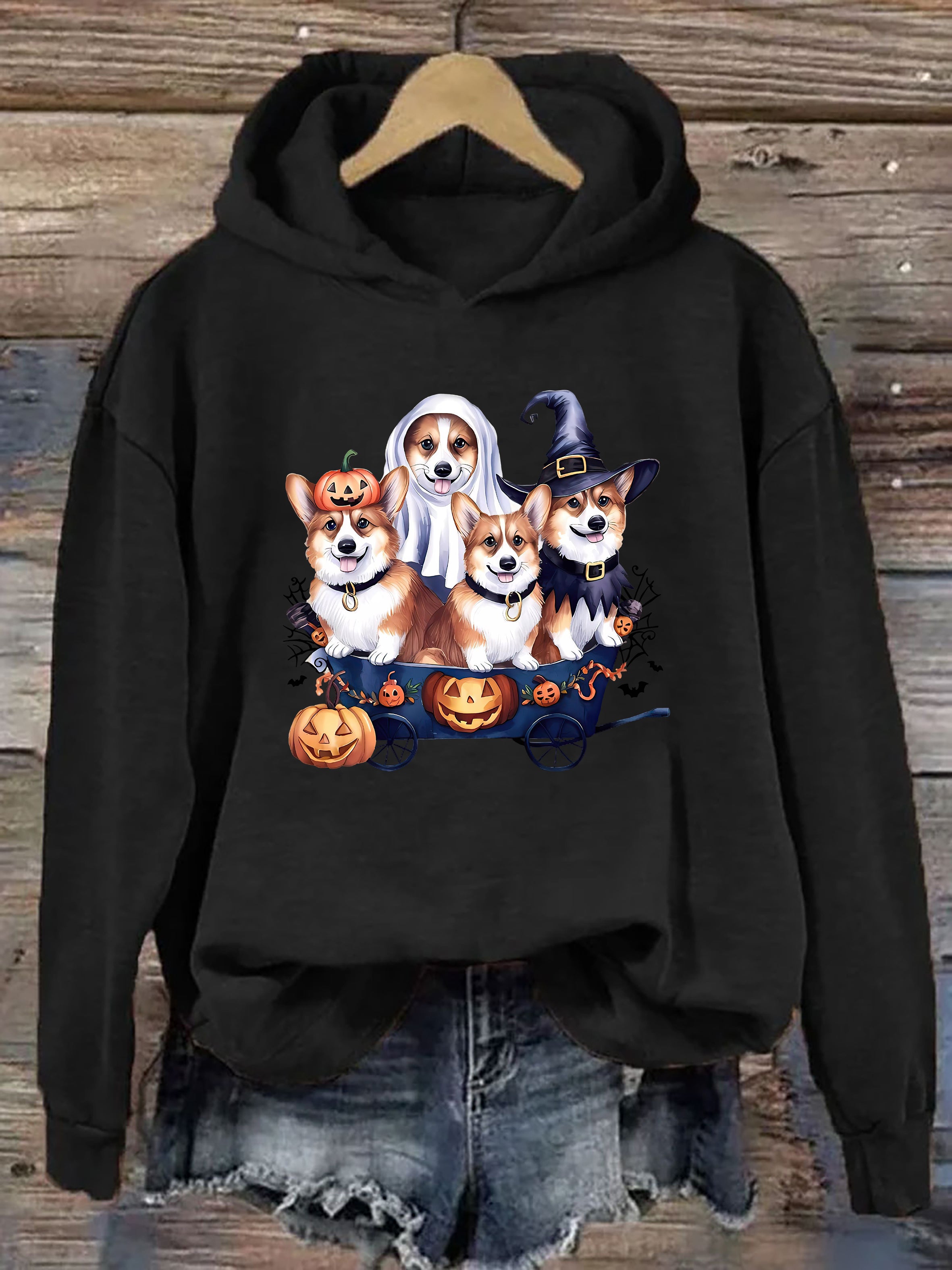 Halloween Corgi Hoodie