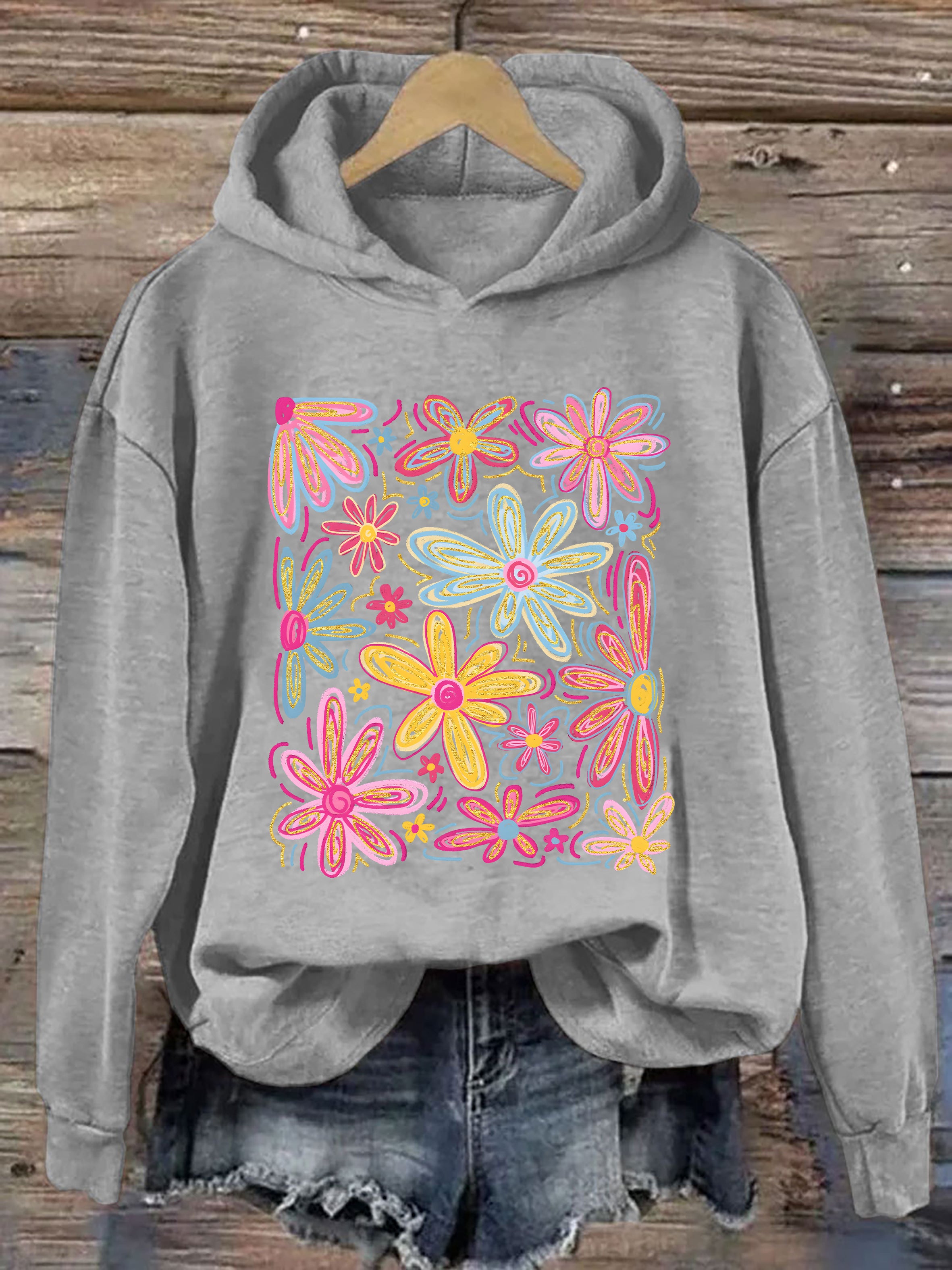 Floral Hoodie