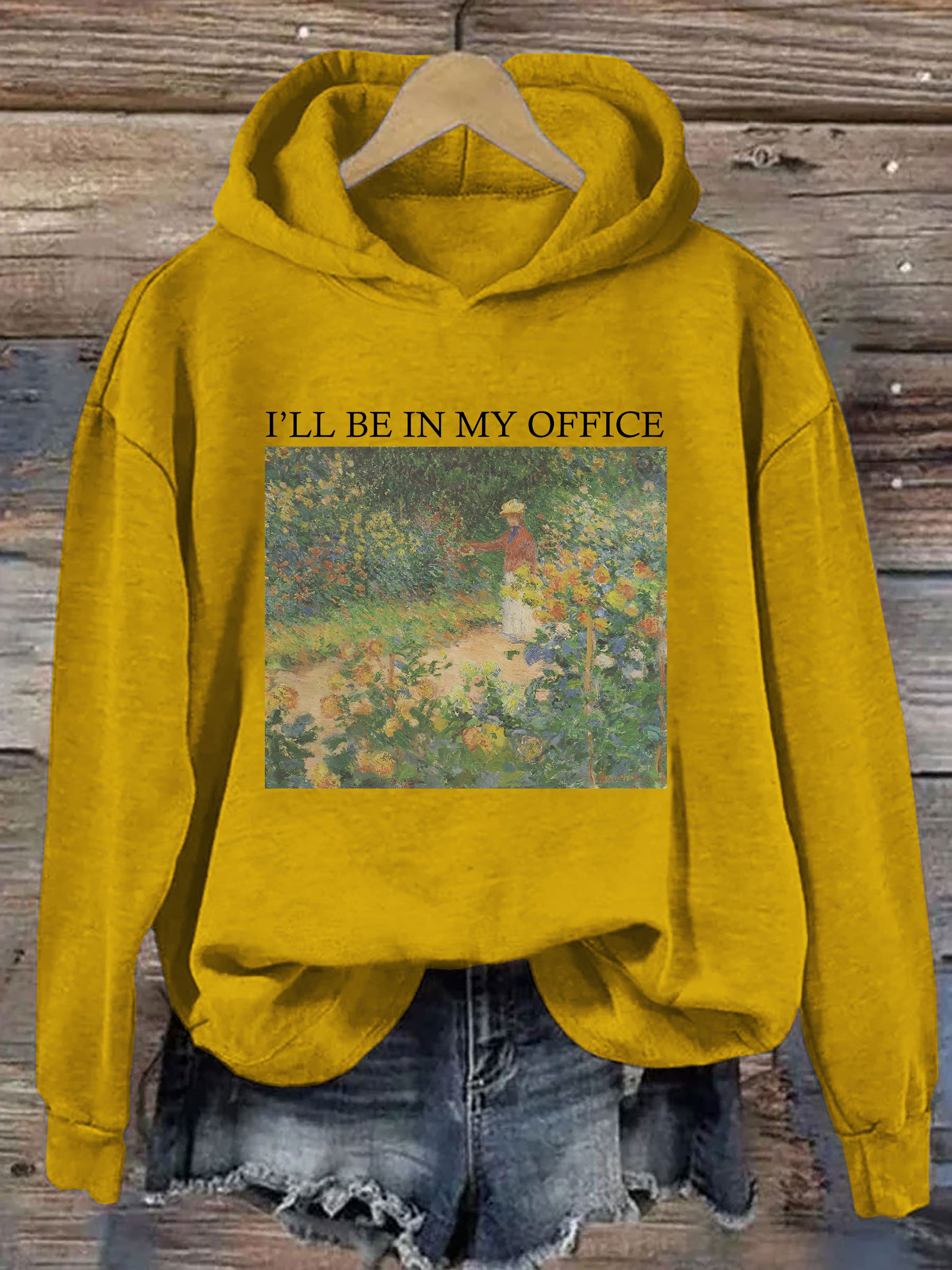 I'll Be In My Office Garden Hoodie