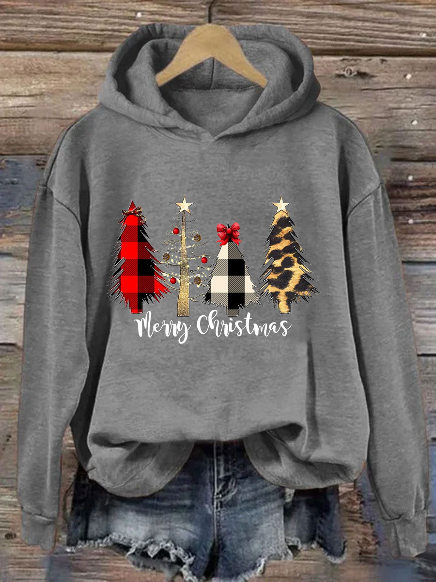 Merry Christmas Tree Hoodie