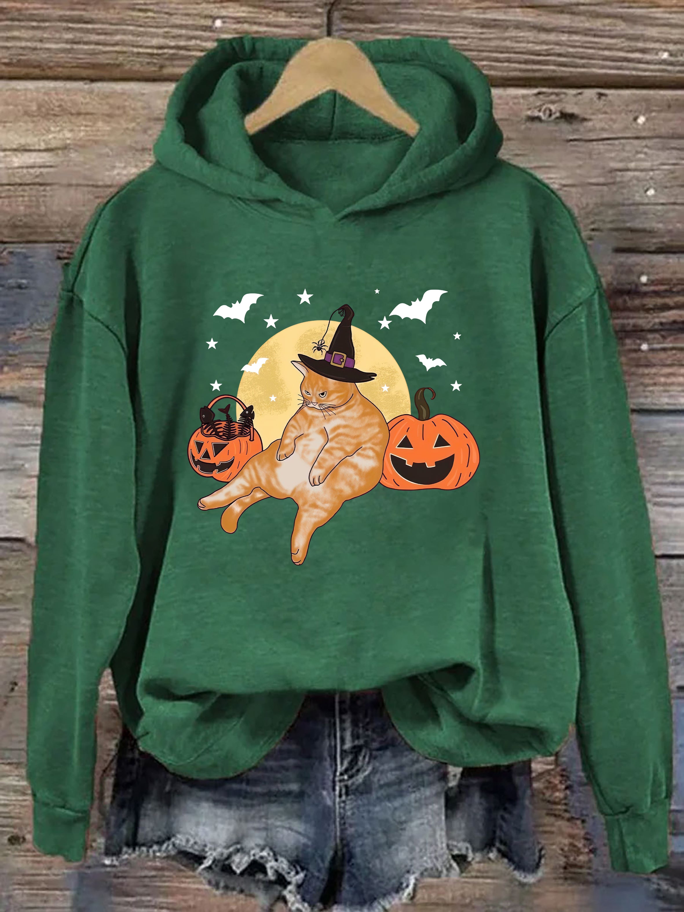 Halloween Cat Hoodie