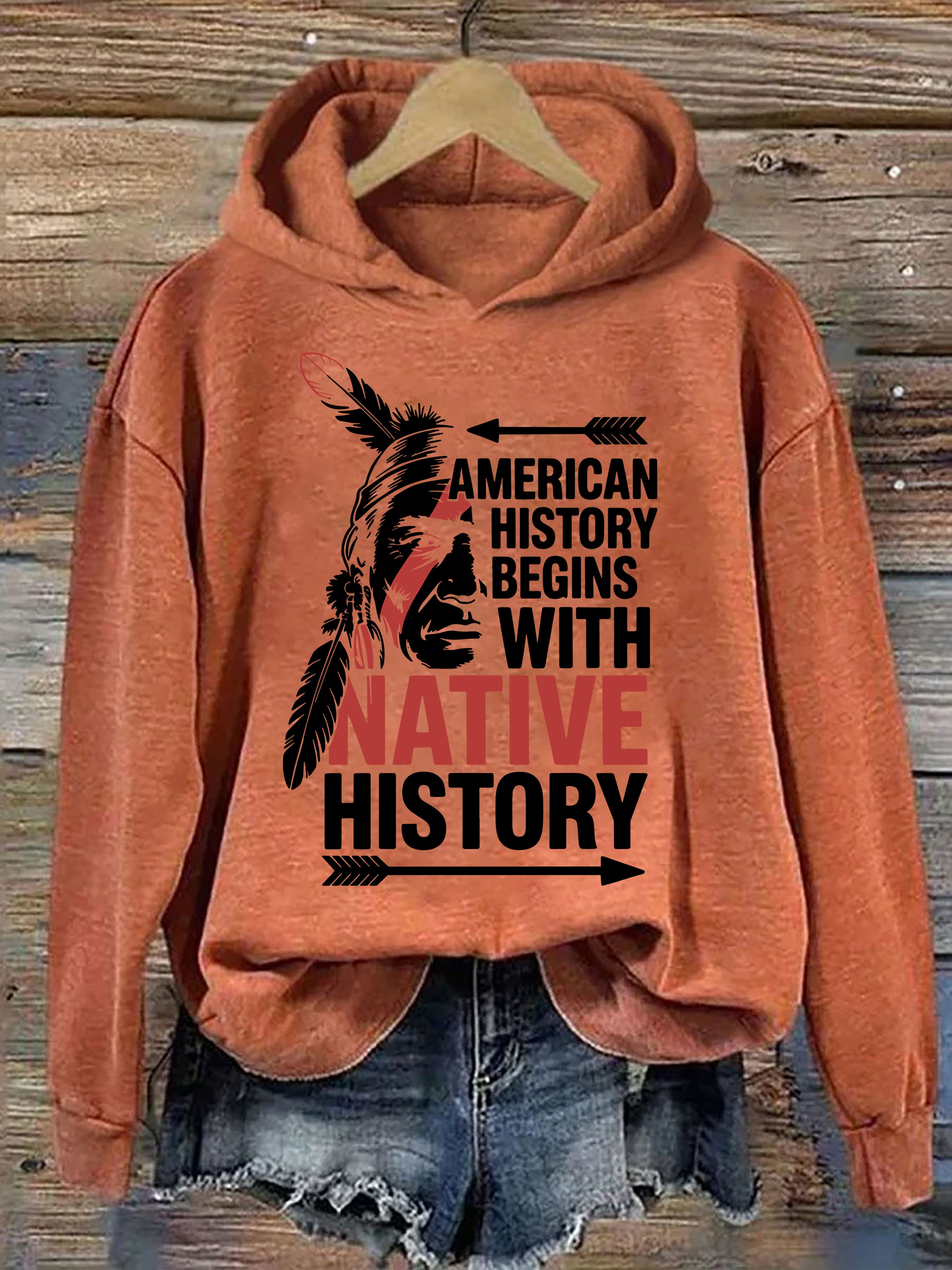American History Begins With Native Pride Hoodie