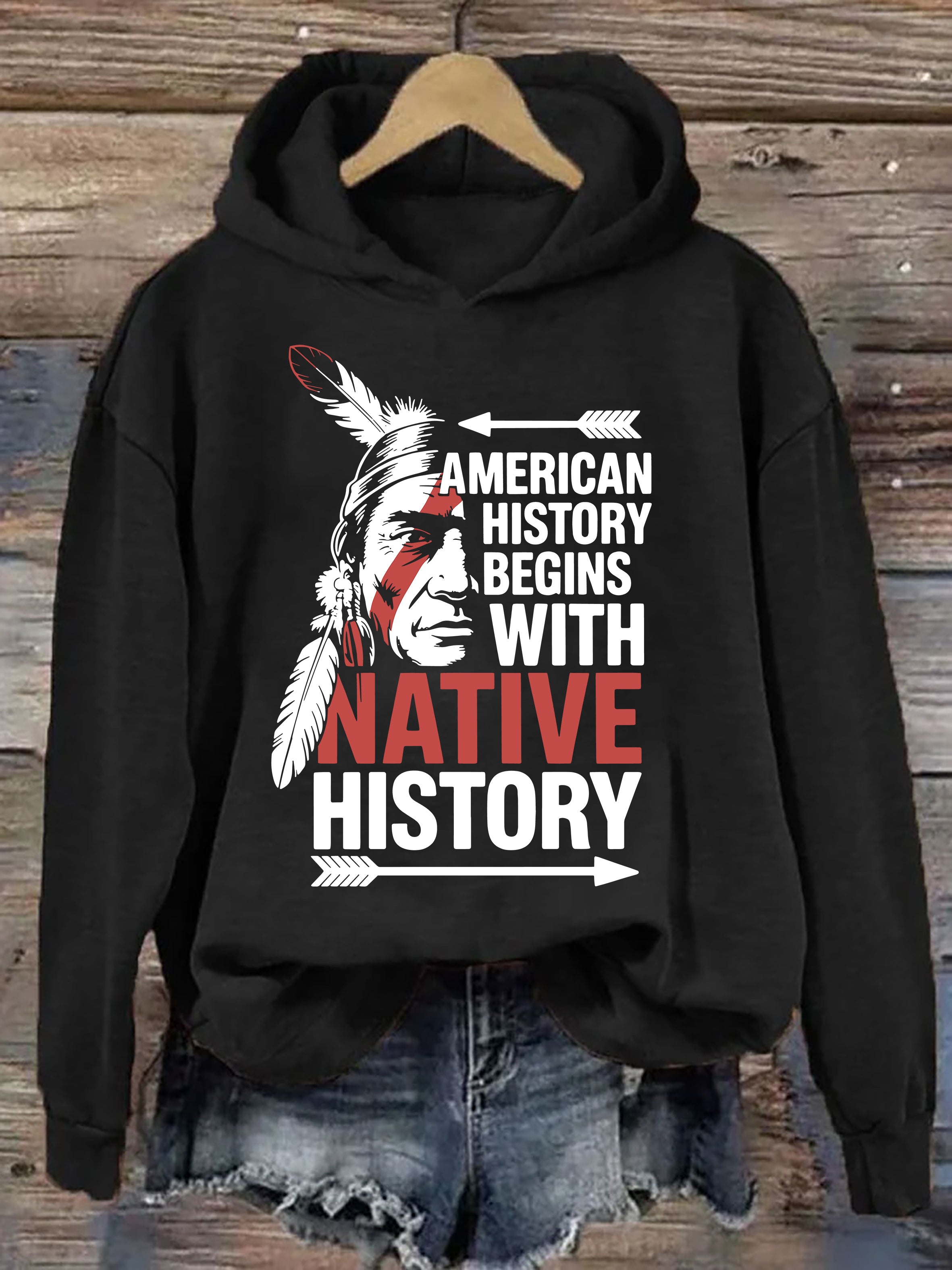 American History Begins With Native Pride Hoodie