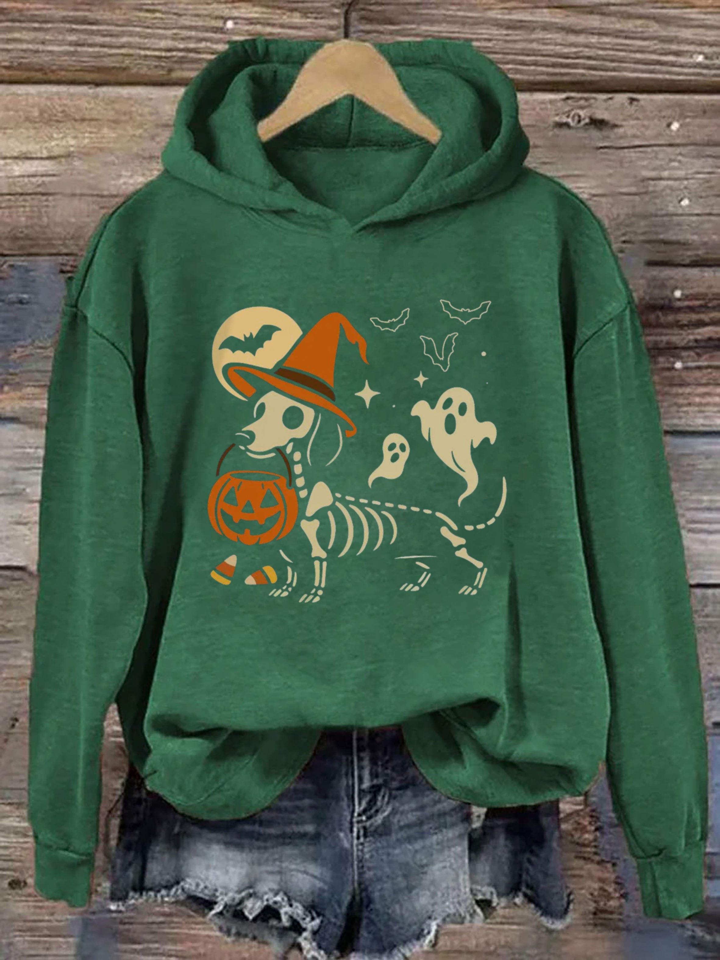 Dachshund Skeleton Hoodie