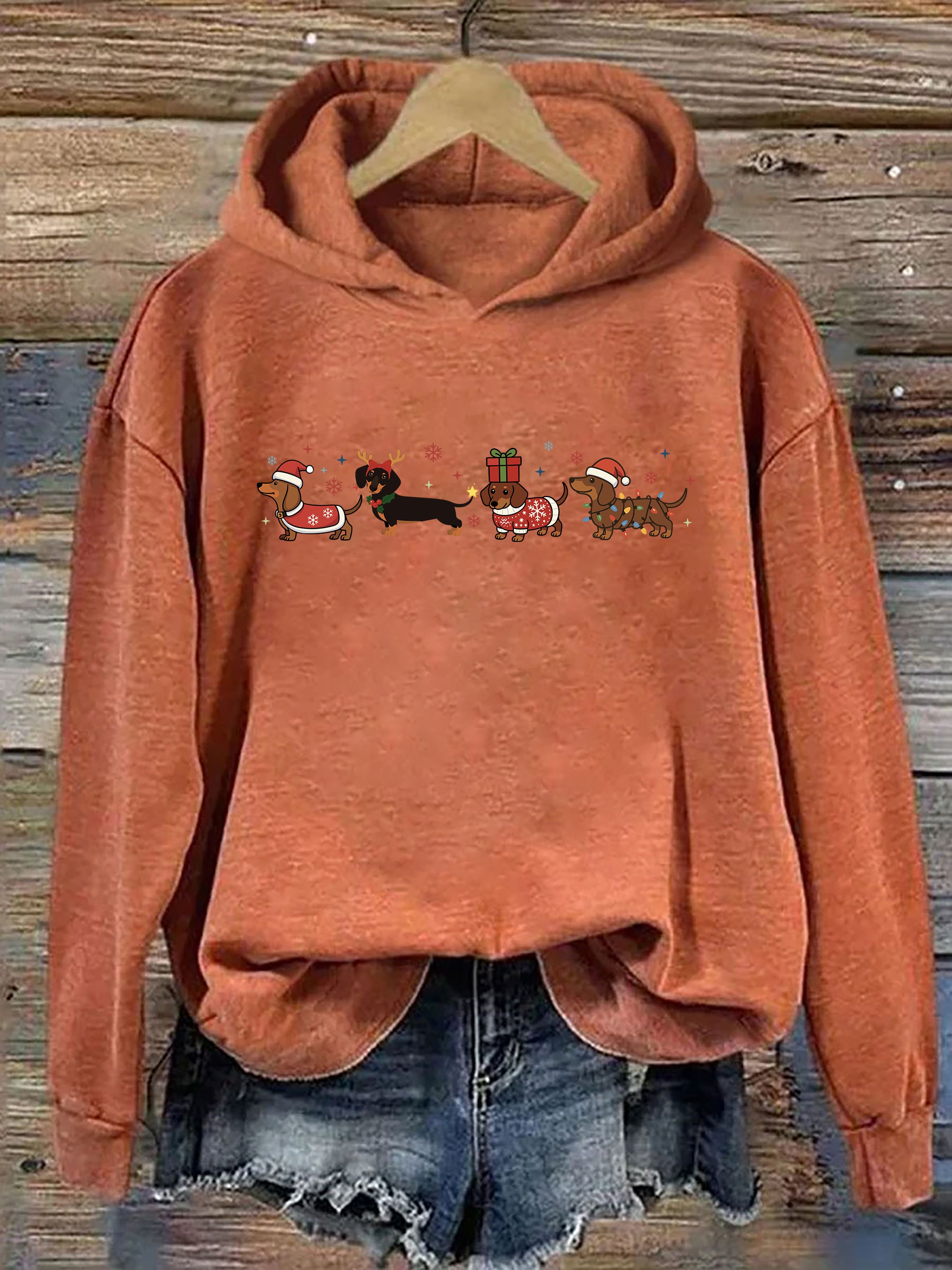 Christmas Dachshund Hoodie
