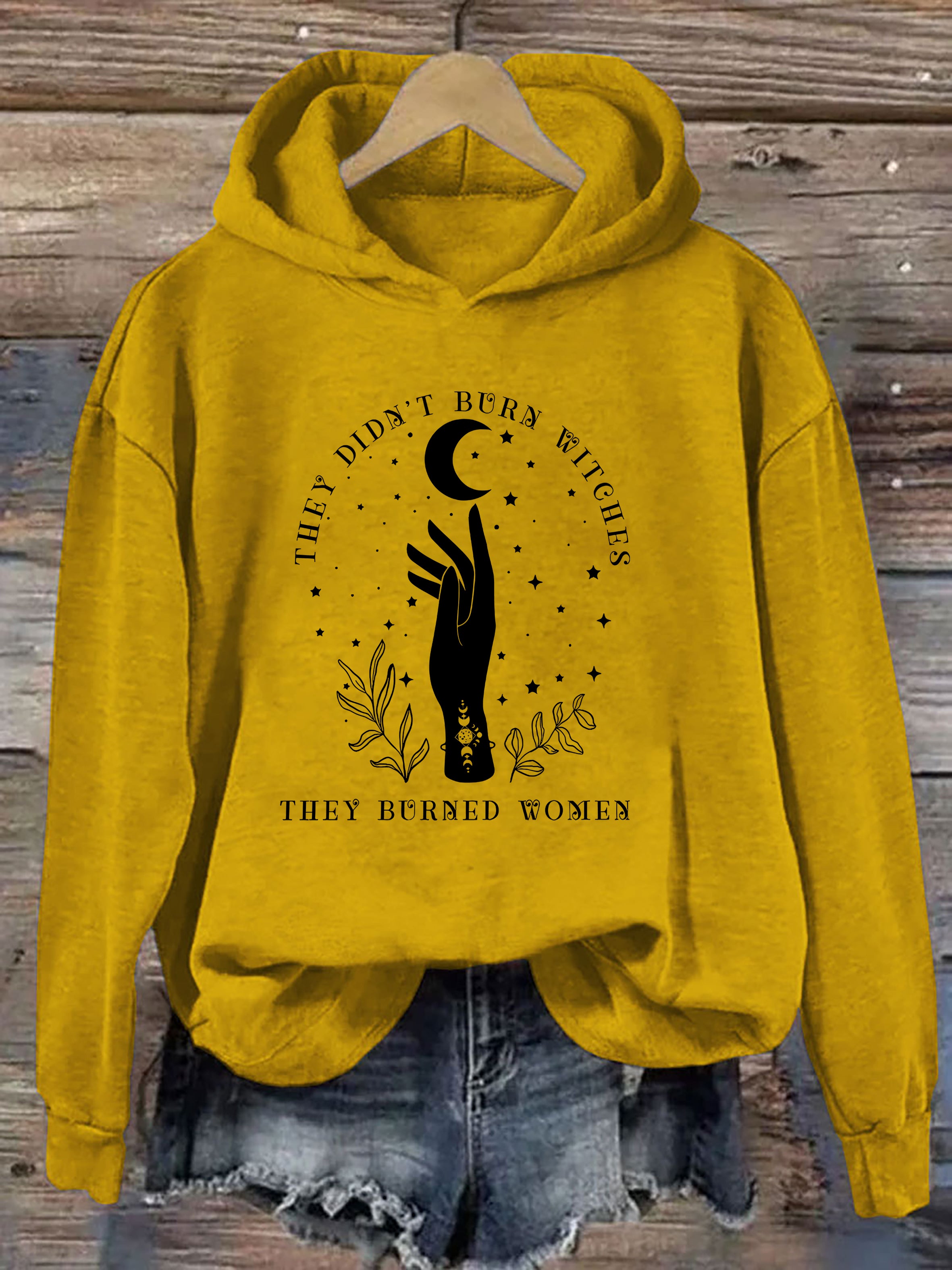They Didn't Burn Witches They Burned Women Hoodie
