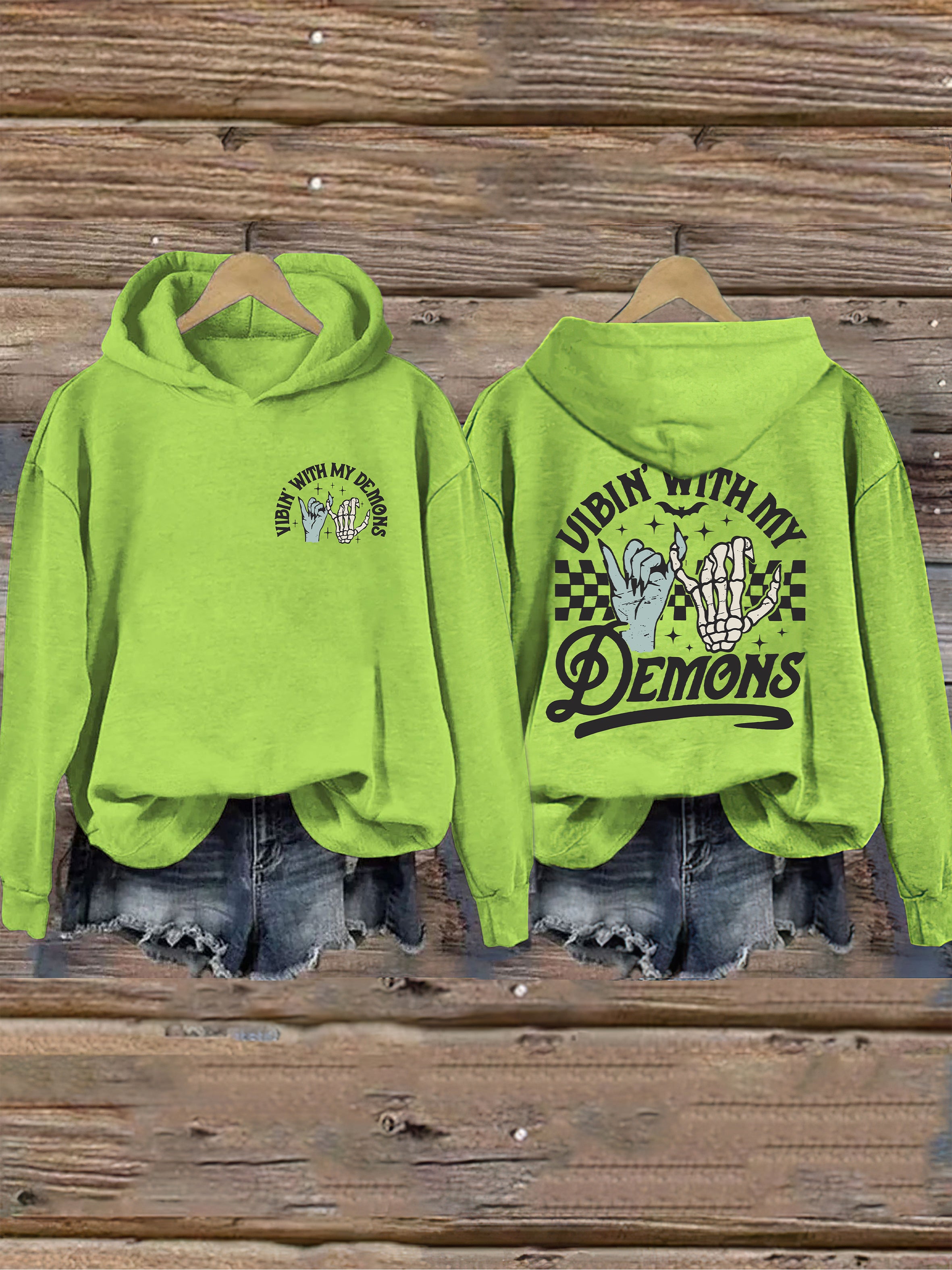 Vibin' With My Demons Hoodie