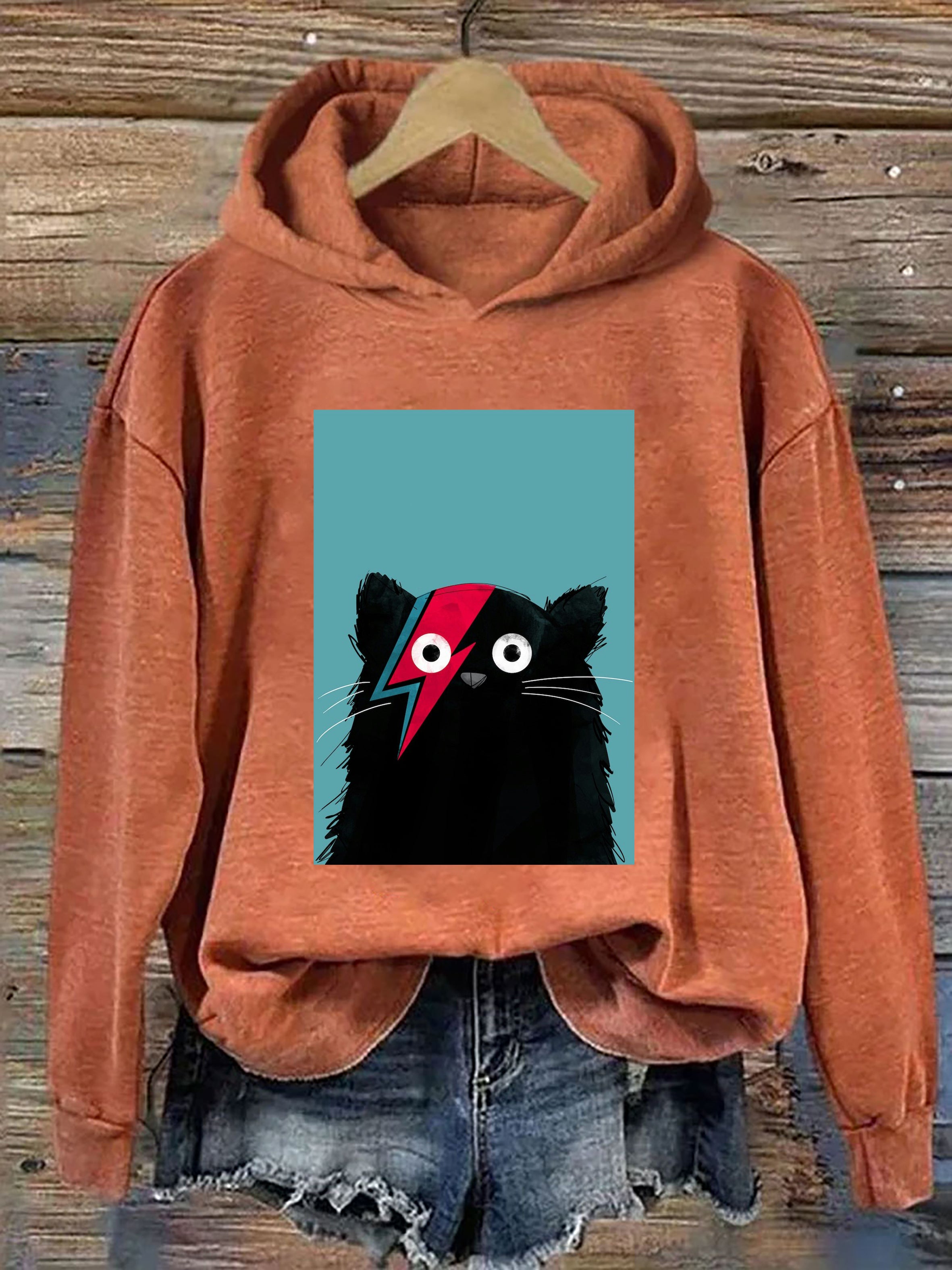 Cat Bowie Art Hoodie