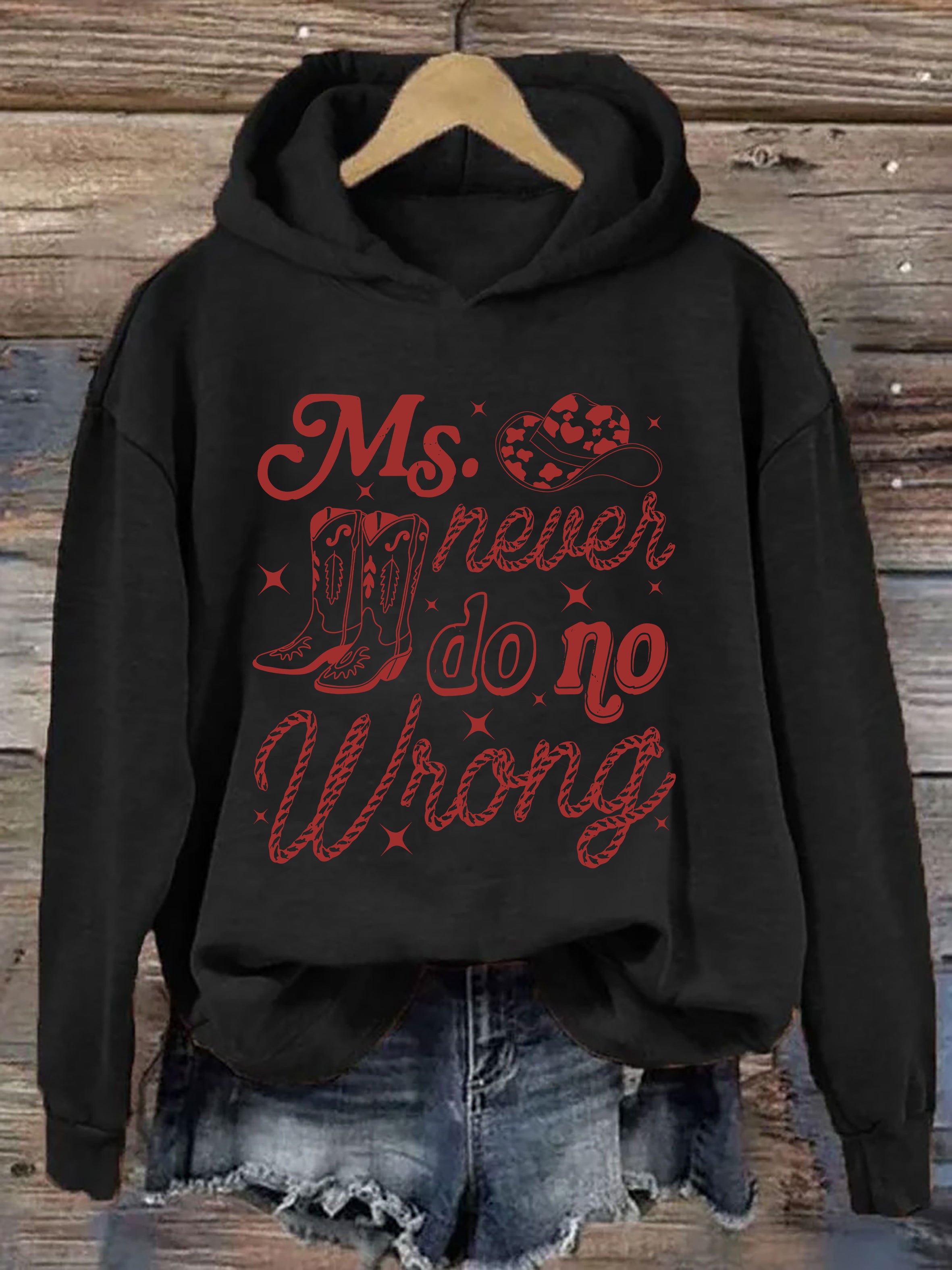 Western Cow Girl Hoodie