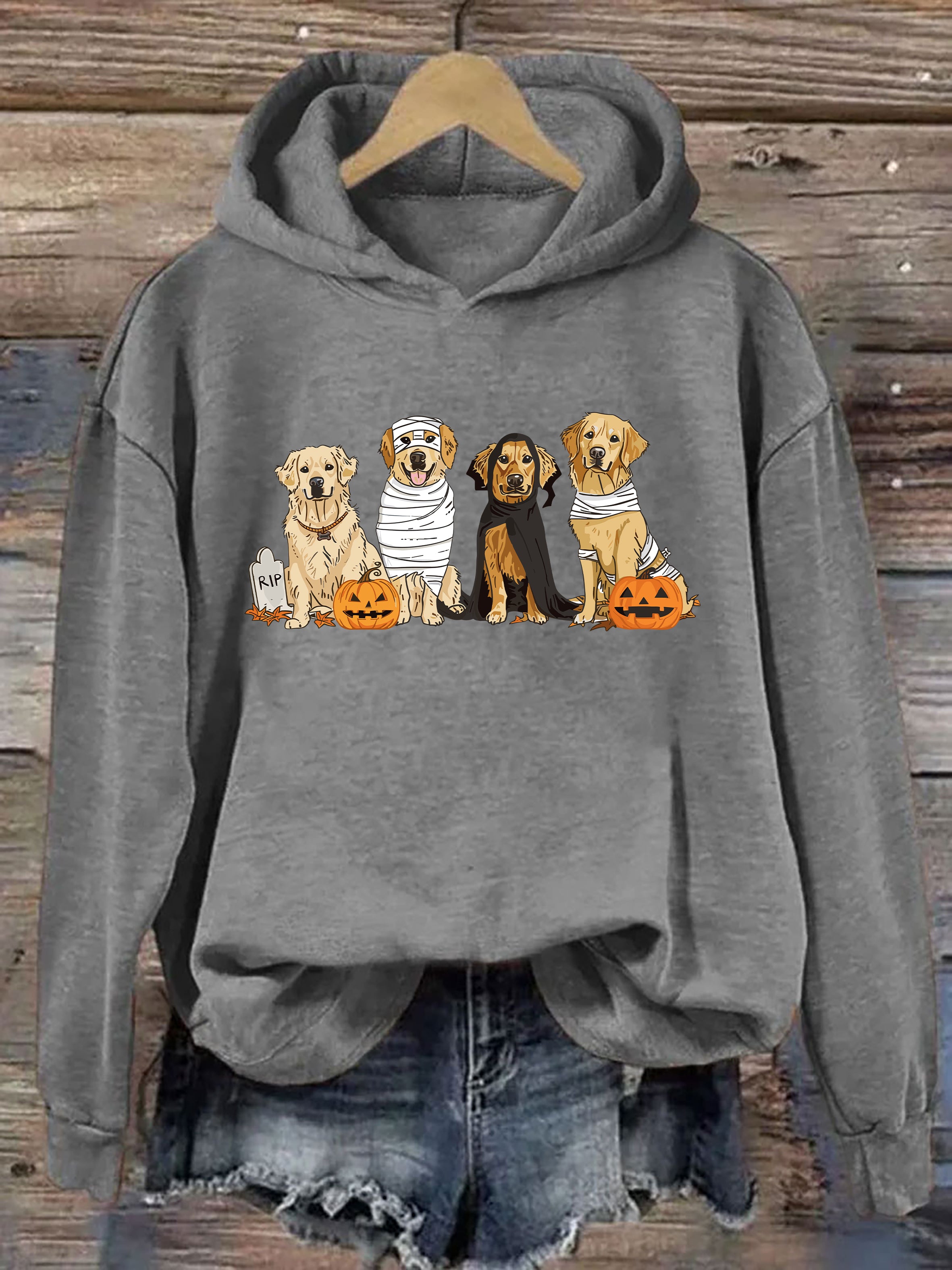 Golden Retriever Ghost Dogs Hoodie