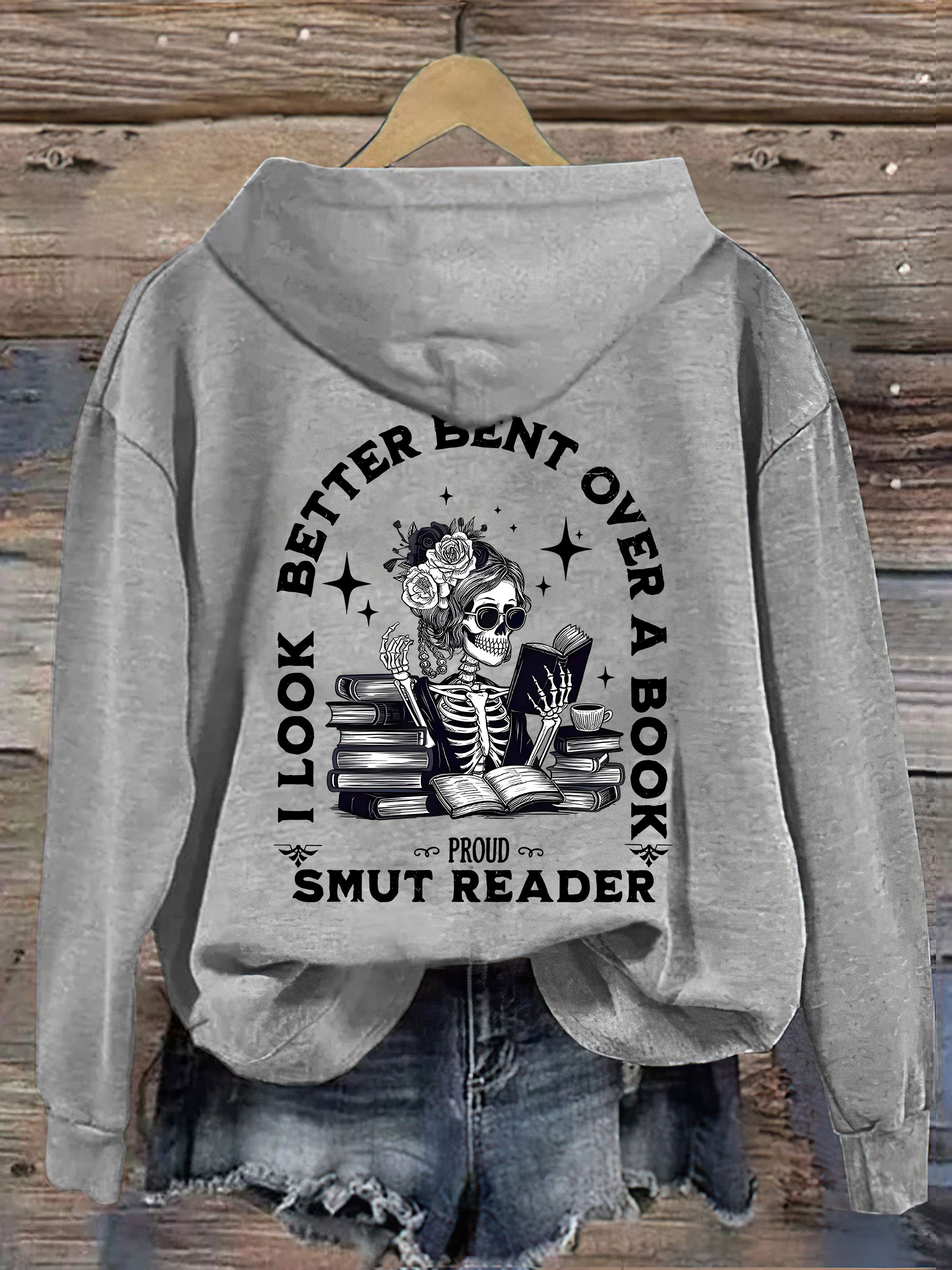 I Look Better Bent Over A Book Hoodie