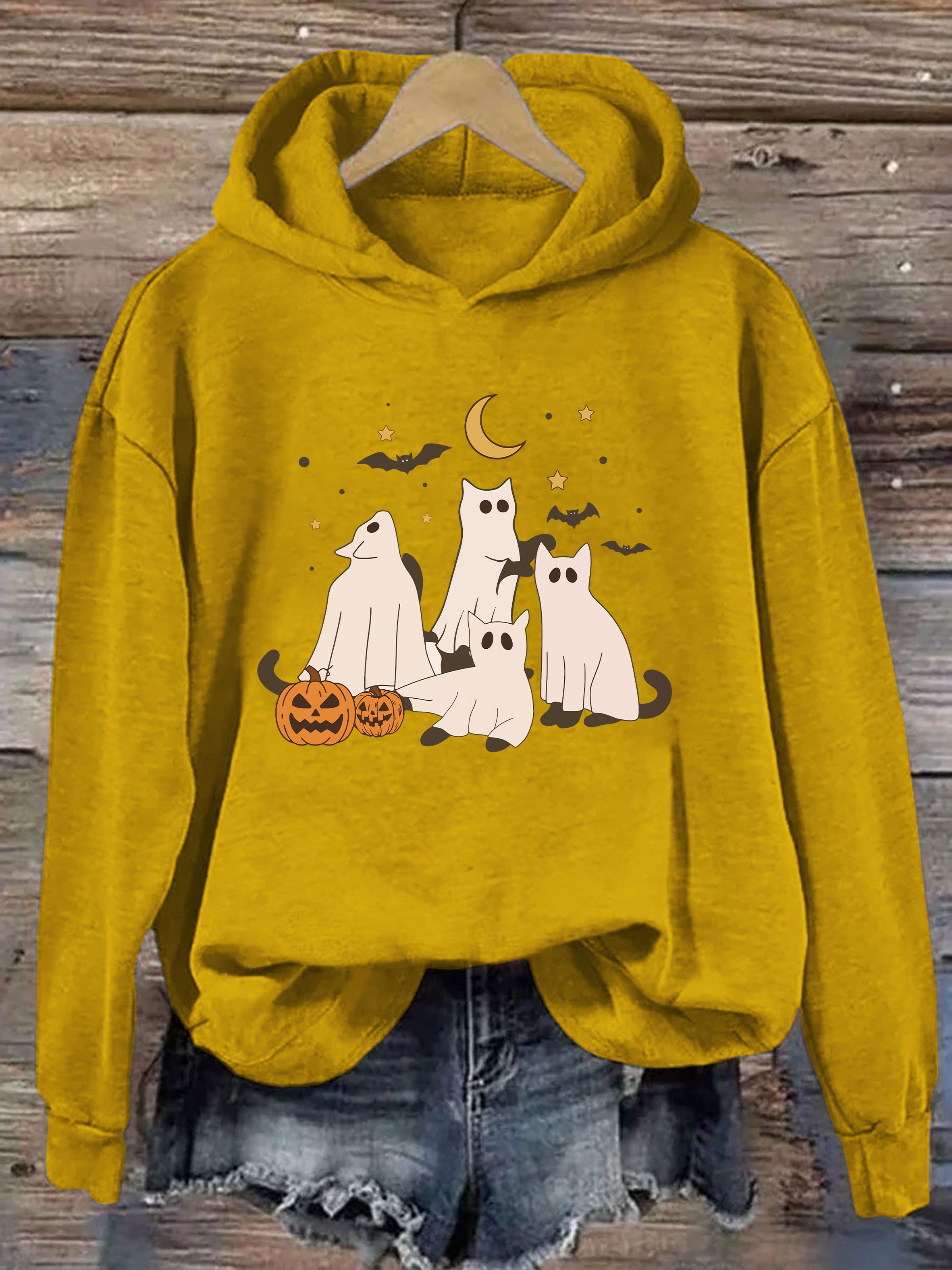 Ghost Cat Hoodie