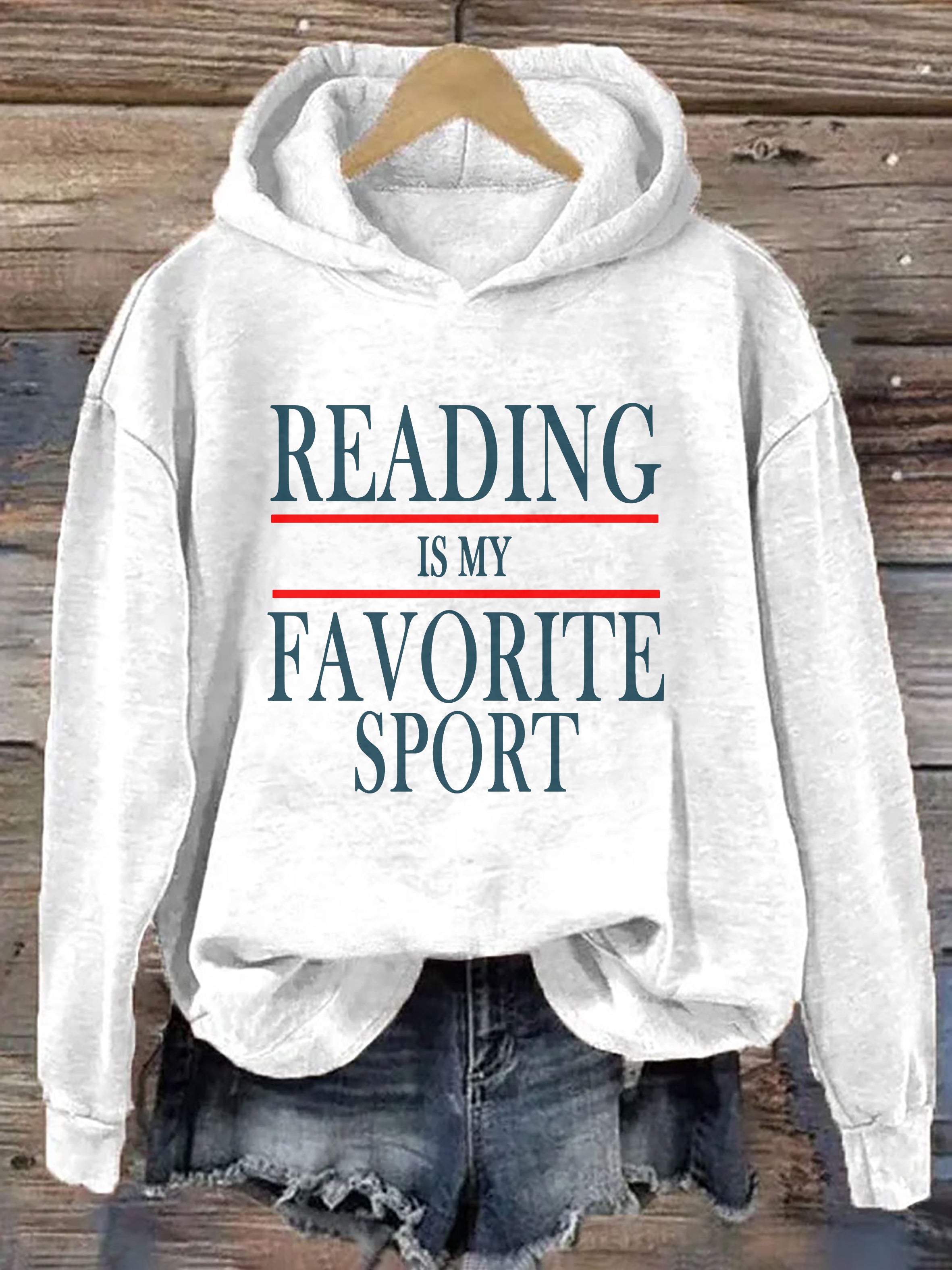Eading Is My Favorite Sport Hoodie