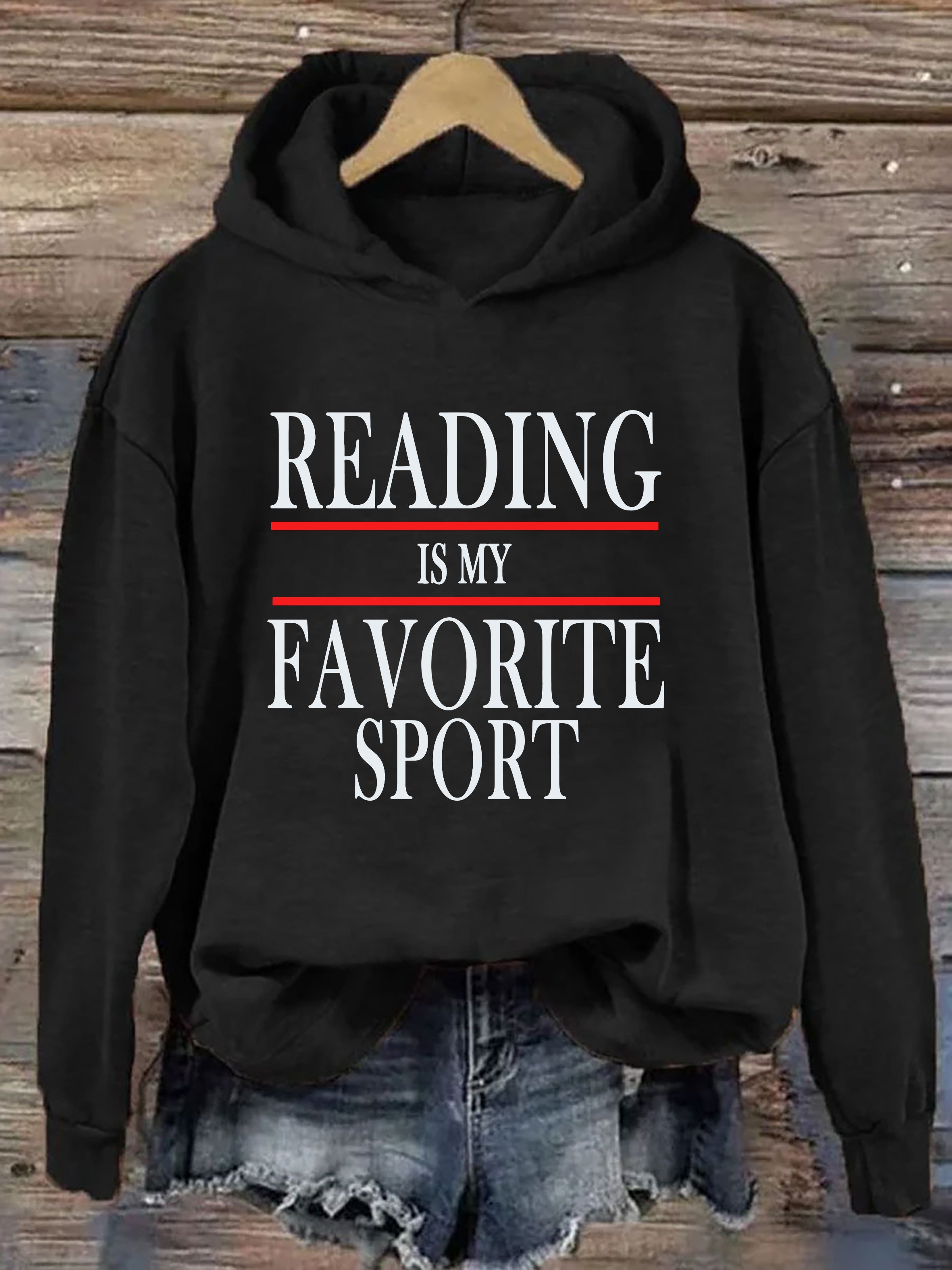 Eading Is My Favorite Sport Hoodie