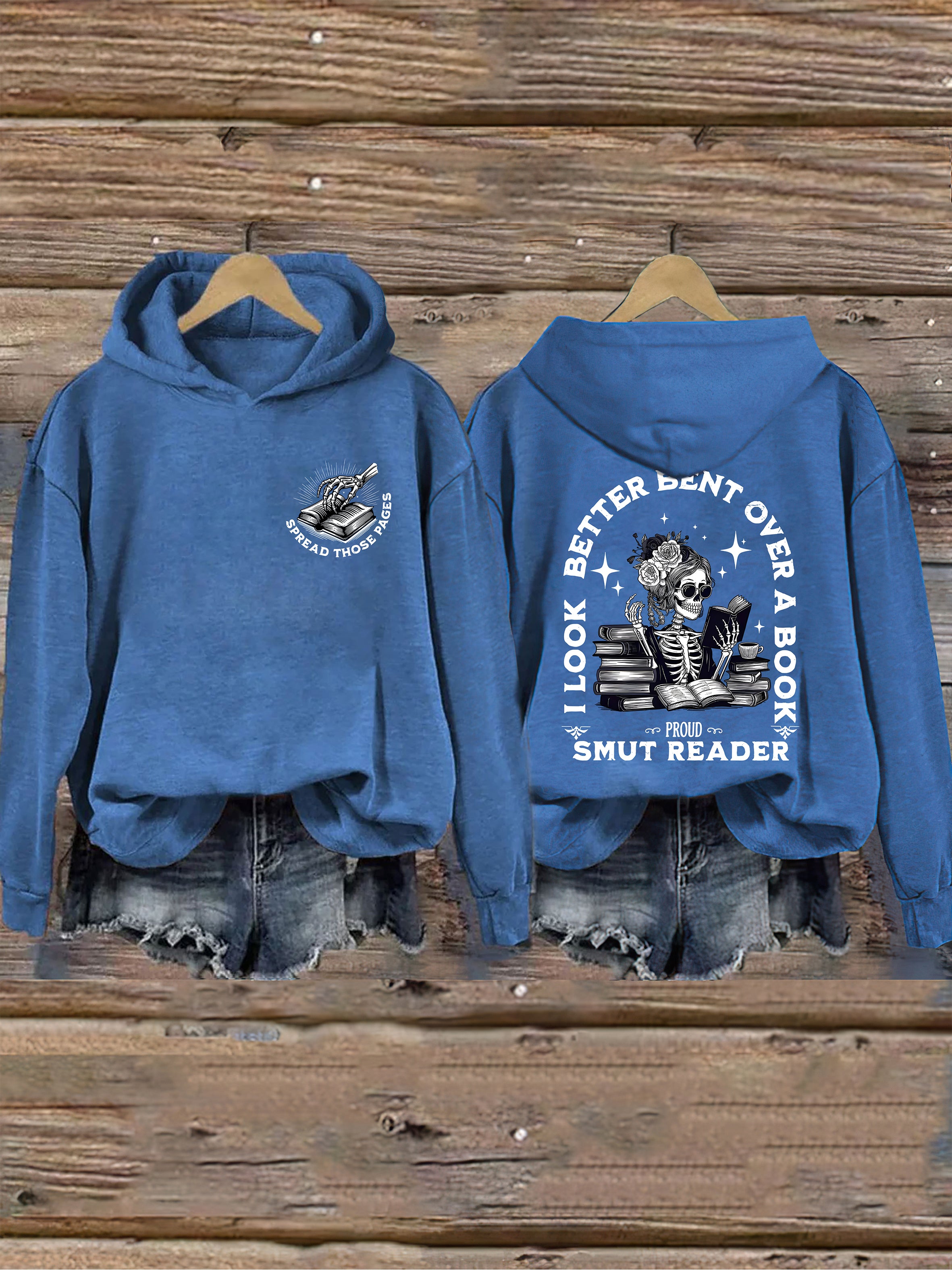 I Look Better Bent Over A Book Hoodie