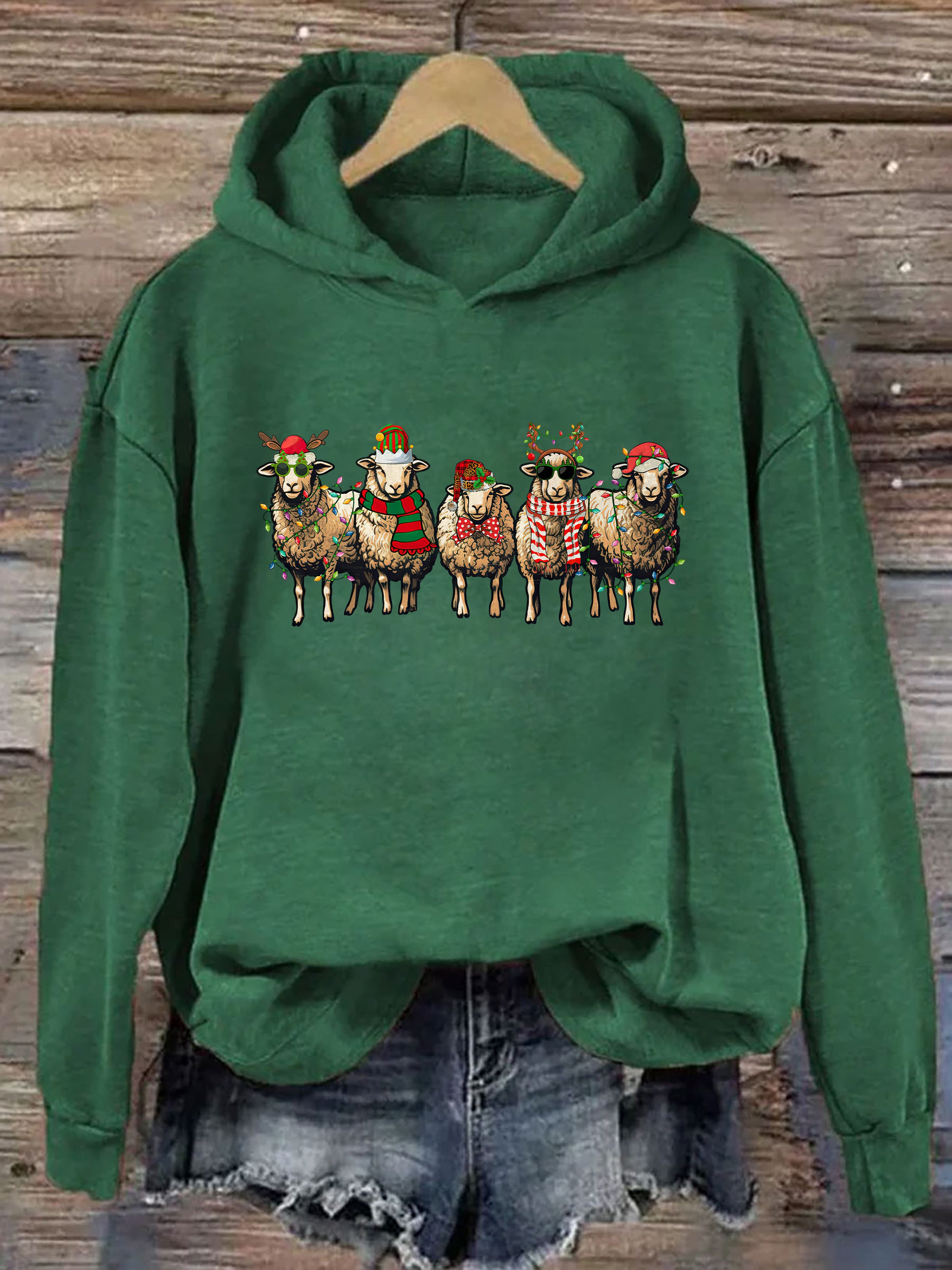 Sheep Christmas Hoodie