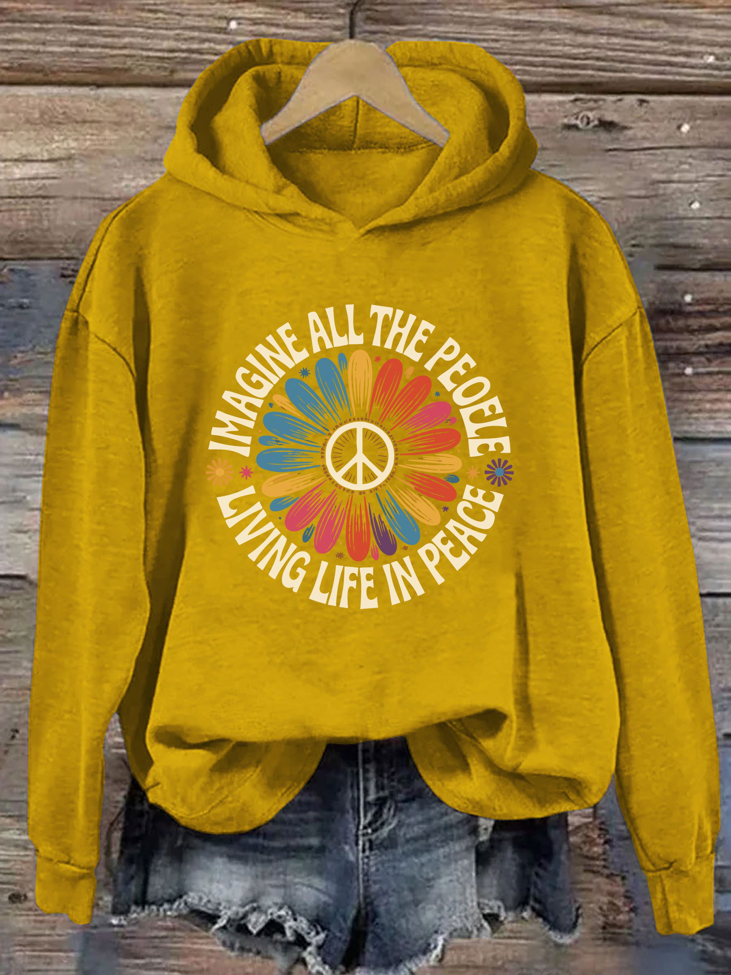 Imagine Peace Hoodie