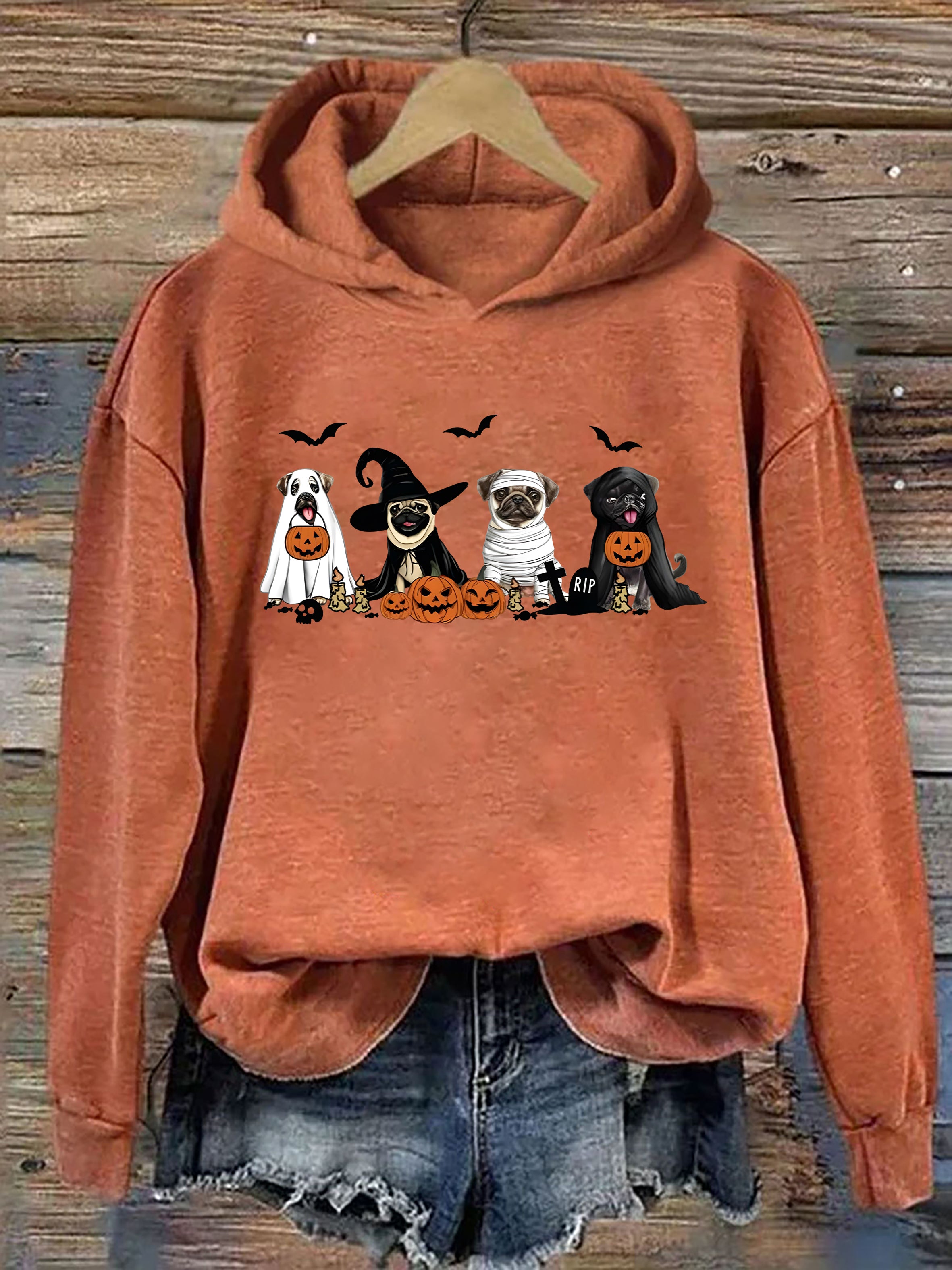 Pug Halloween Hoodie