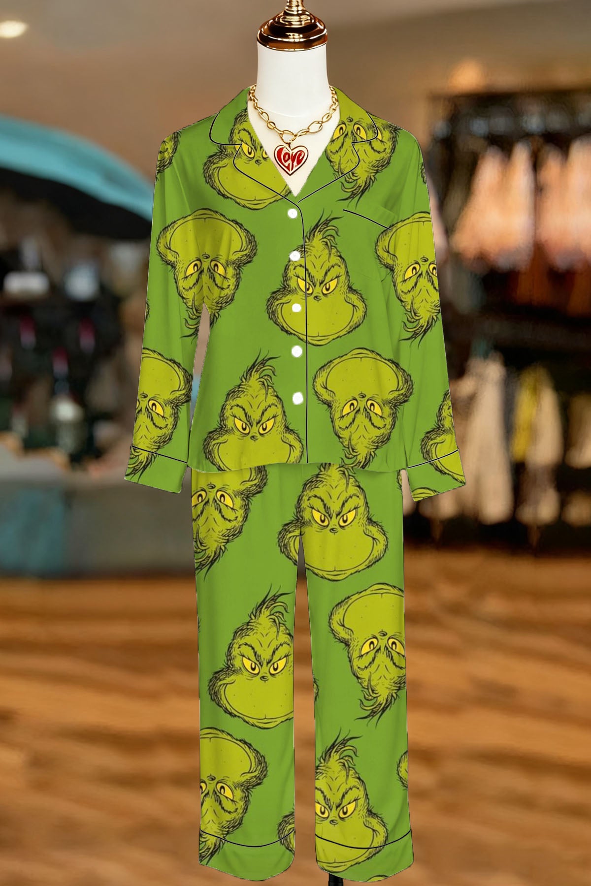 CHRISTMAS CARTOON MONSTER TWO-PIECE SET