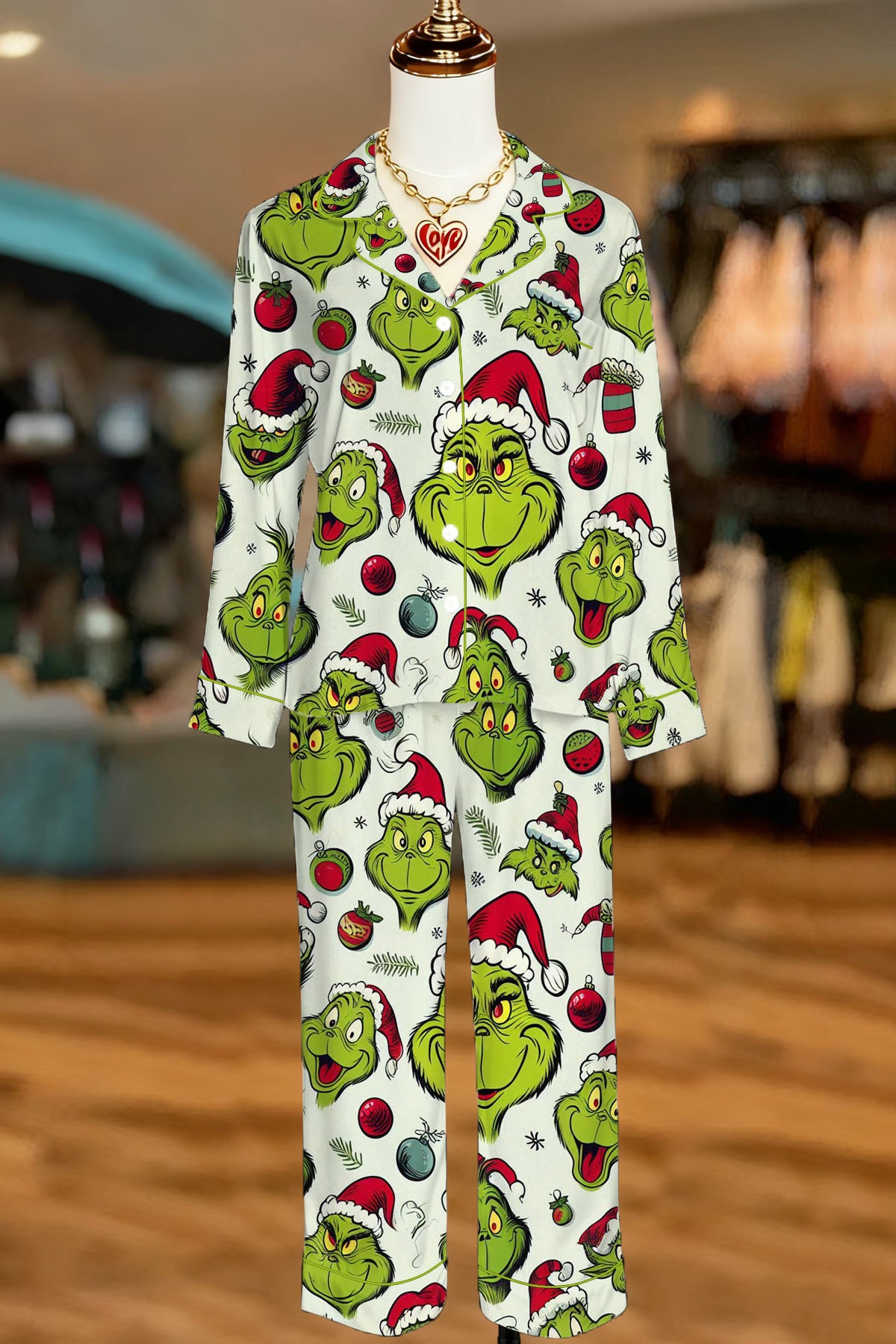 CHRISTMAS CARTOON TWO-PIECE SET