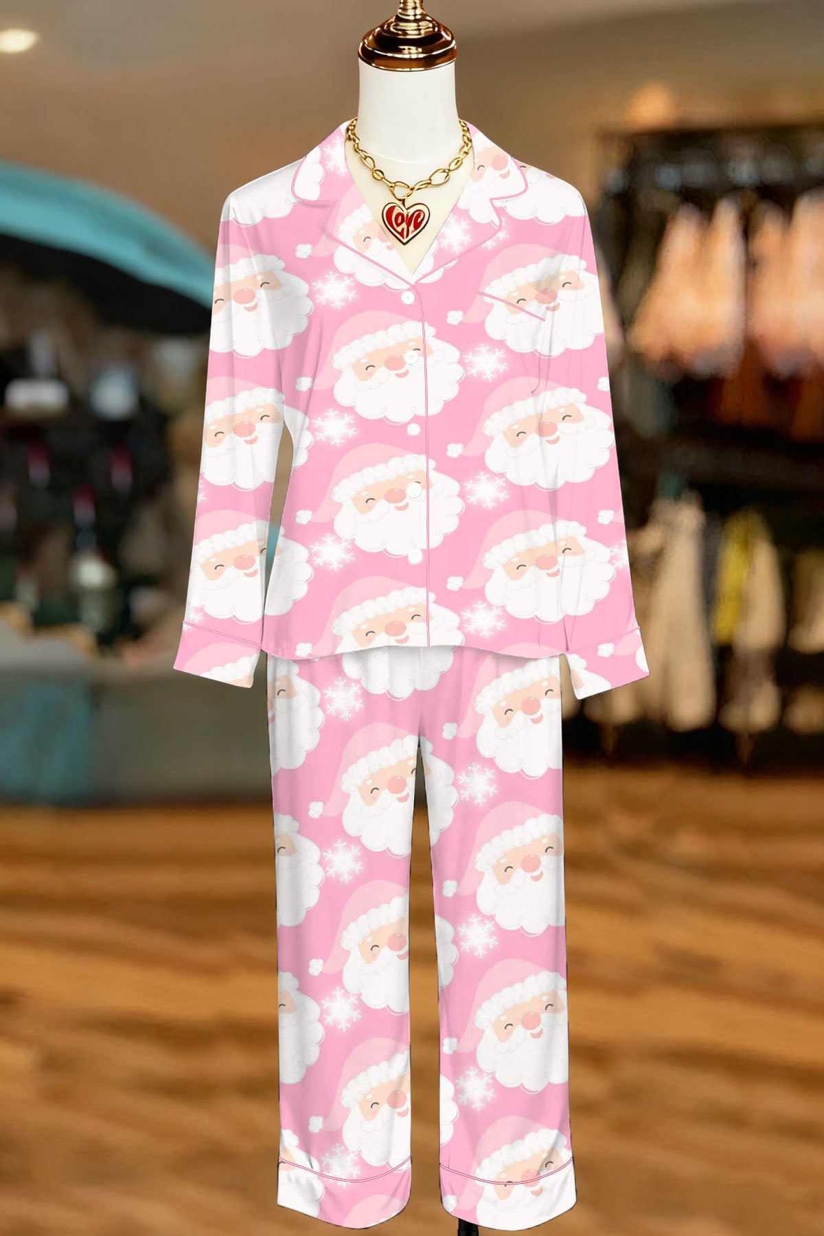 CUTE SANTA CLAUS TWO-PIECE SET