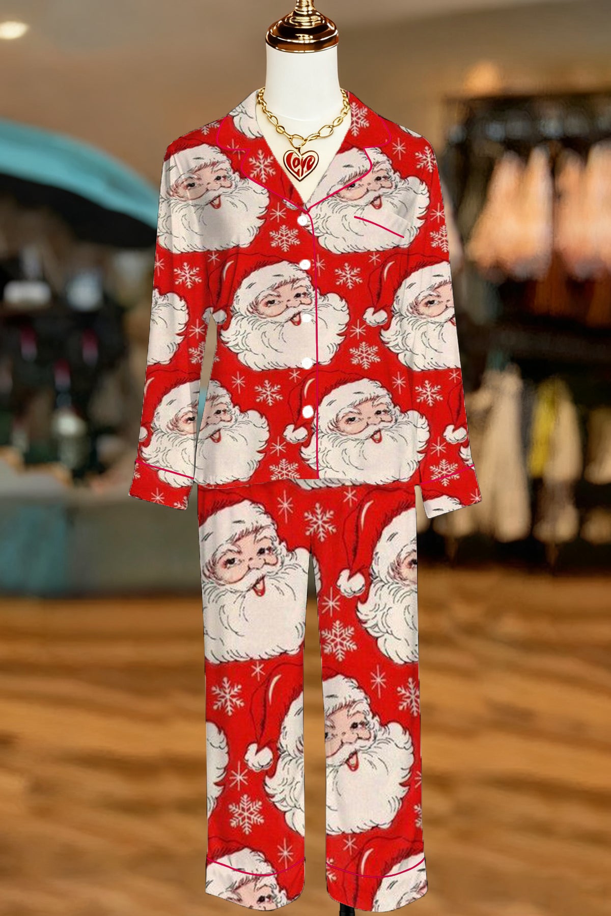 CUTE SANTA CLAUS TWO-PIECE SET