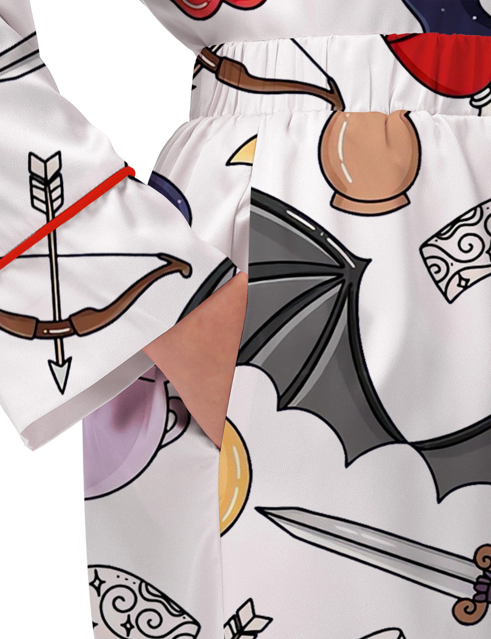 Long Sleeve Acotar Satin Pajama Set For Women