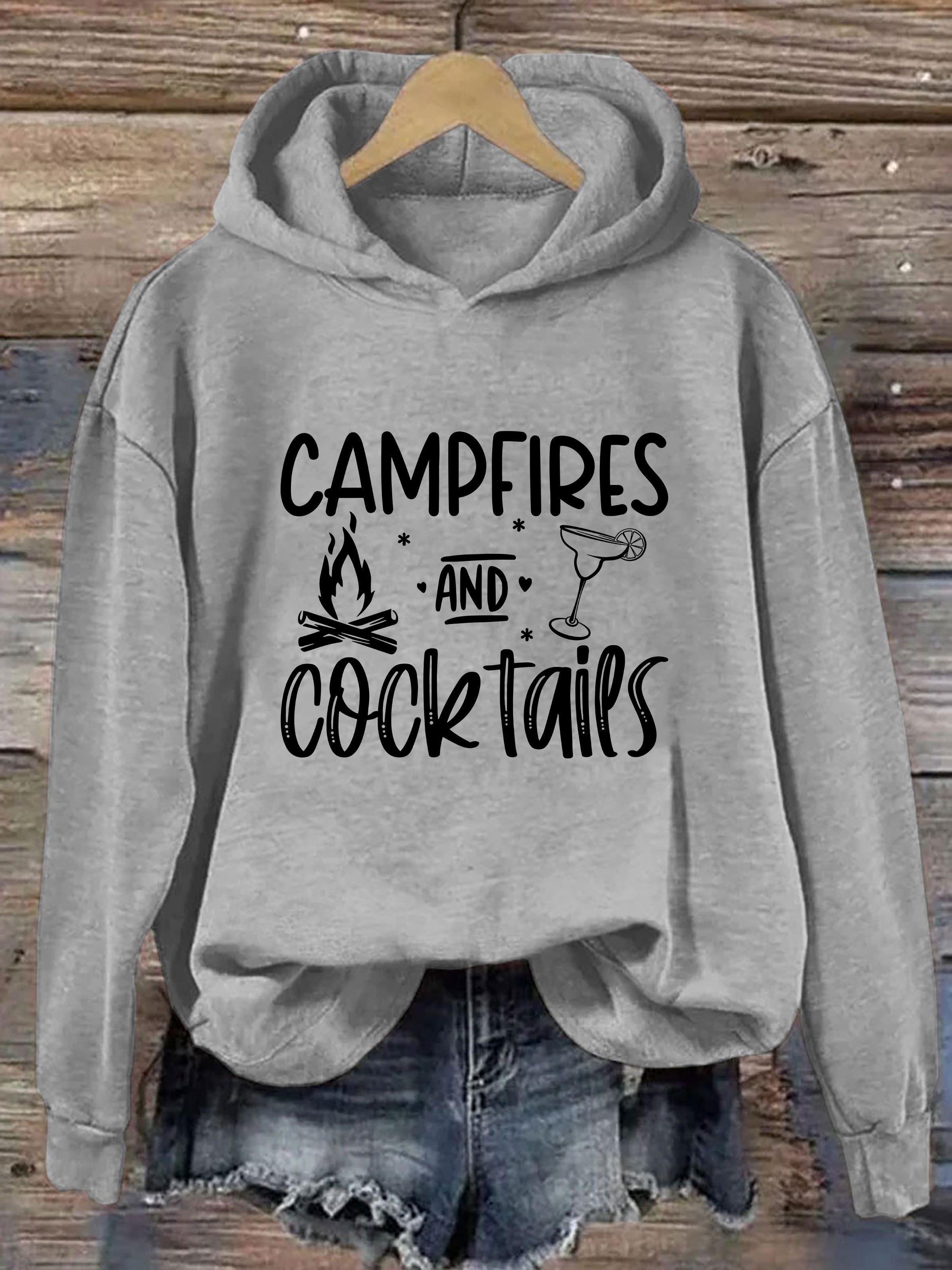 Campfires And Cocktails Hoodie