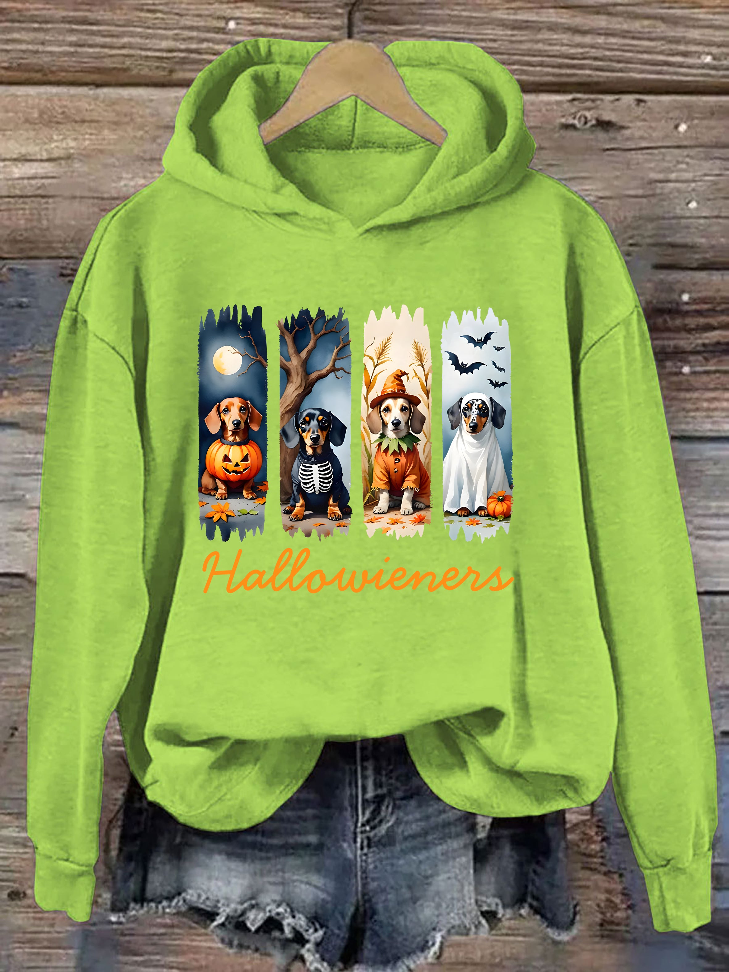 Funny Dachshund Halloween Hoodie