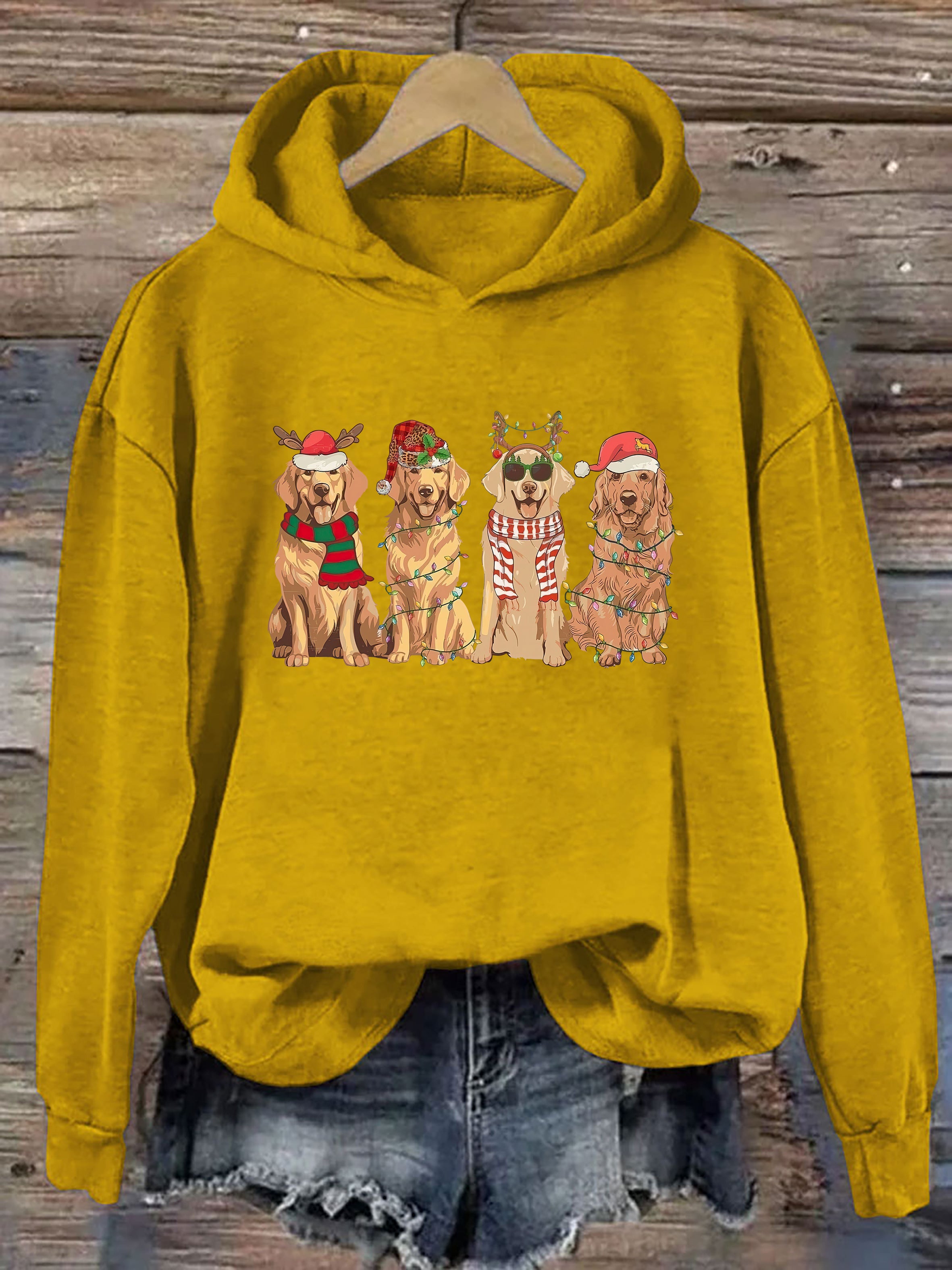 Golden Retriever Christmas Hoodie