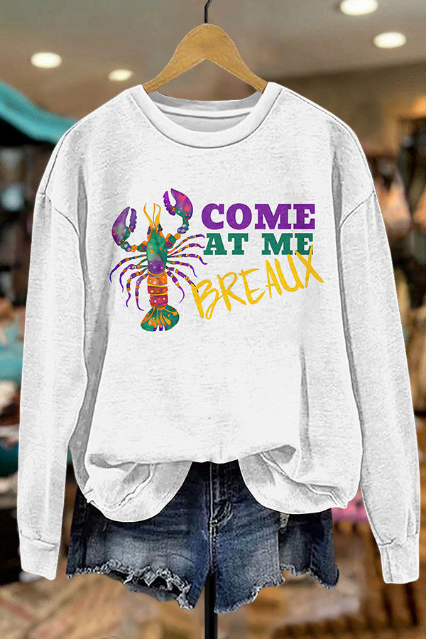 Mardi Gras Crawfish Sweatshirt