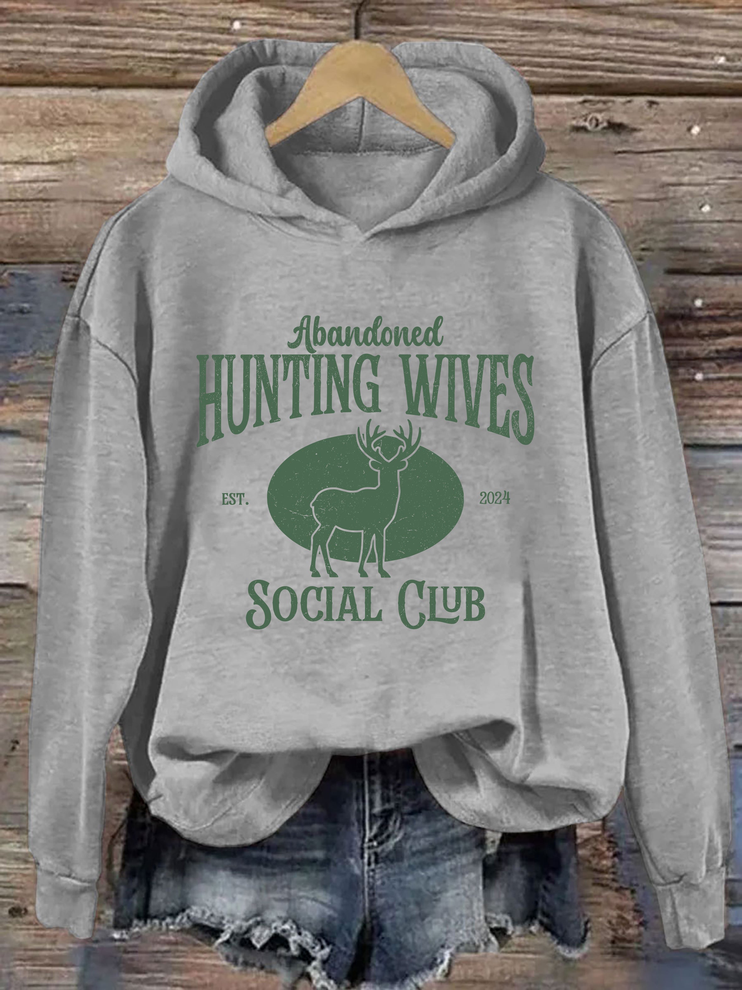 Abandoned Hunting Wives Social Club Hoodie