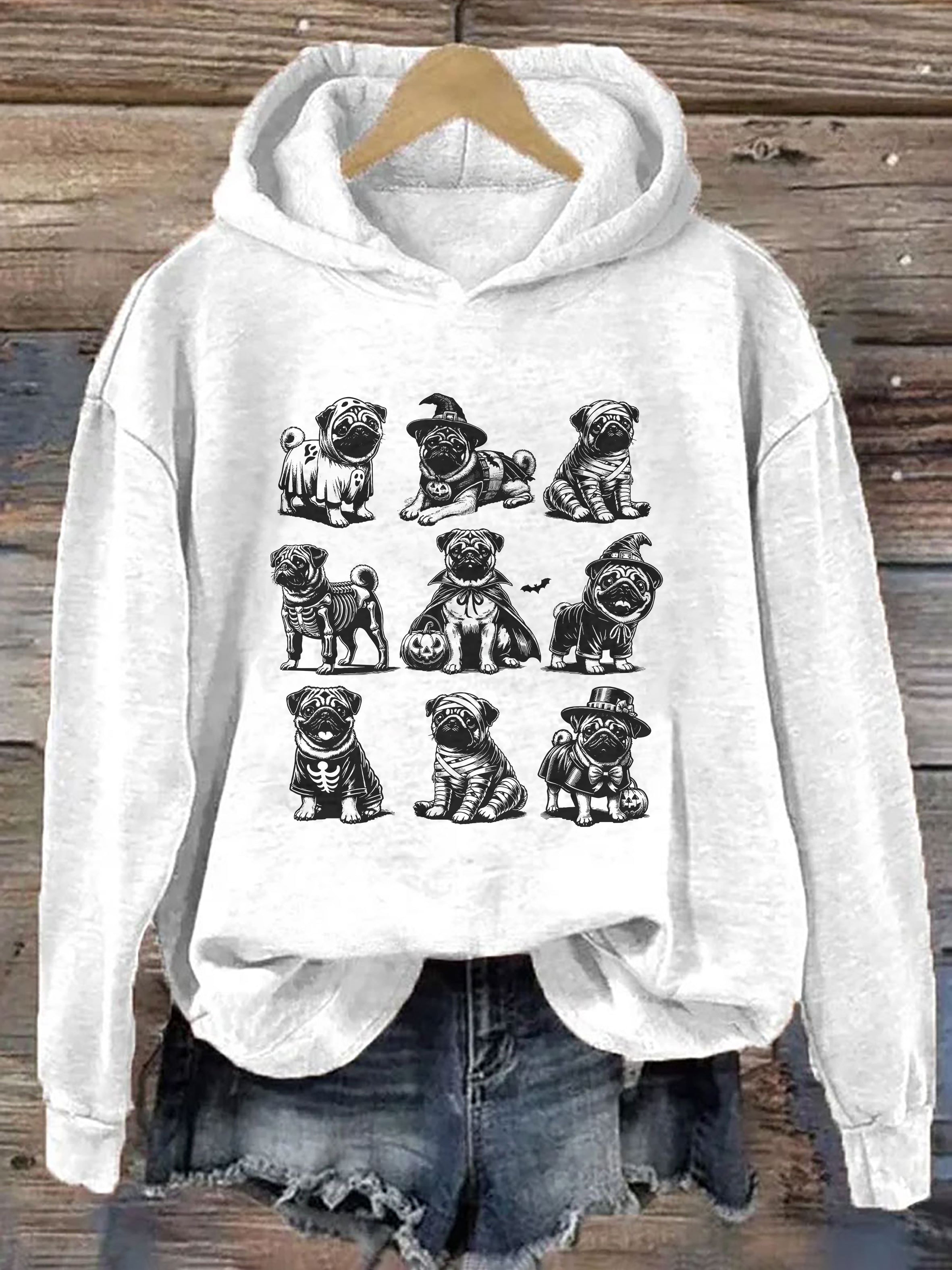 Pug Halloween Hoodie