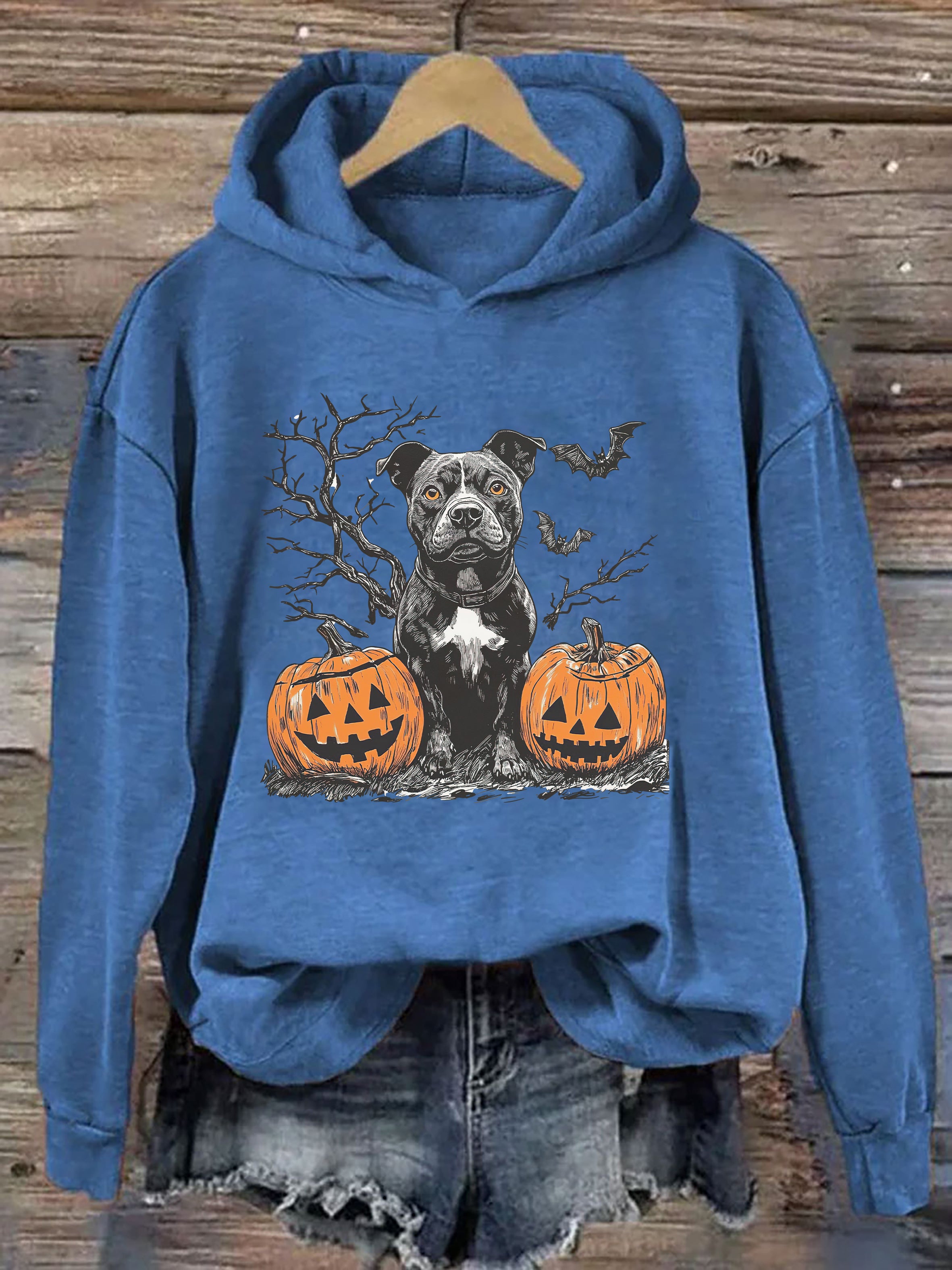 Pitbull Halloween Hoodie