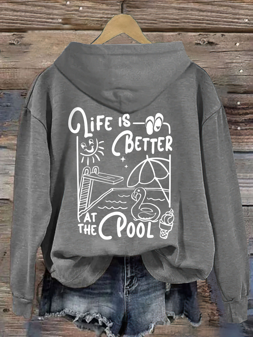 Life Is Better At The Pool Hoodie
