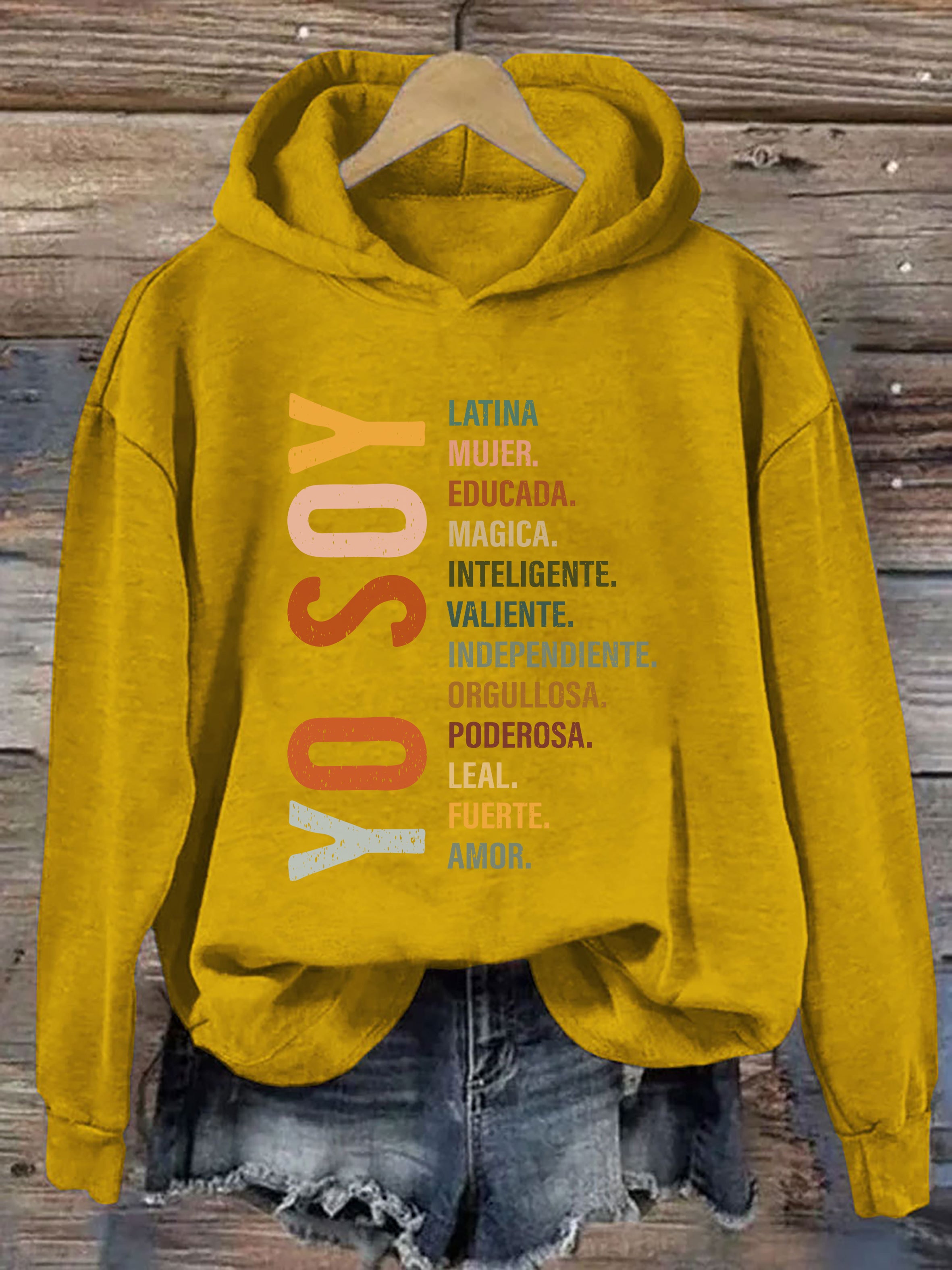 Yo Soy Latina Mujer Hoodie
