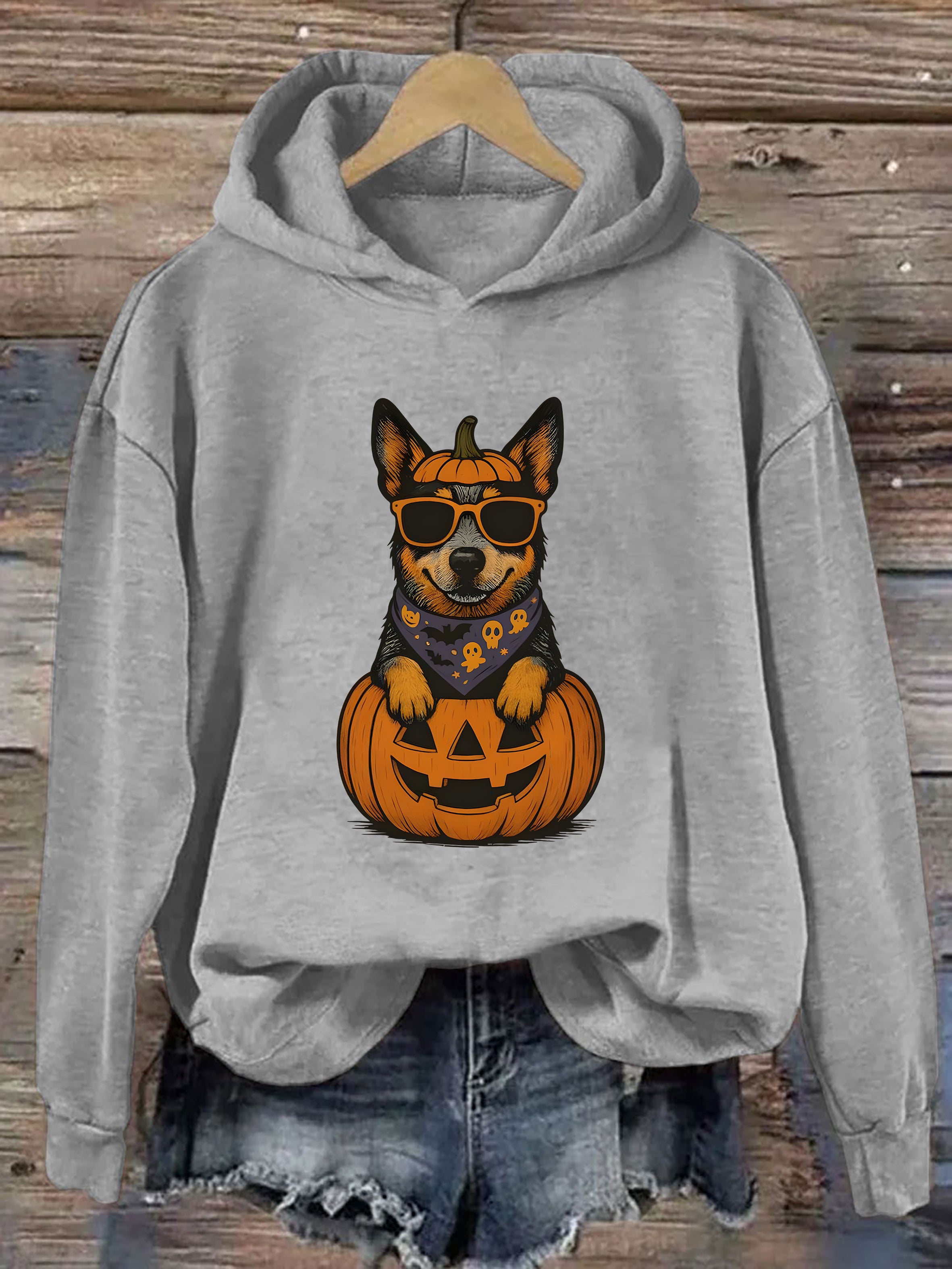 Blue Heeler Halloween Hoodie