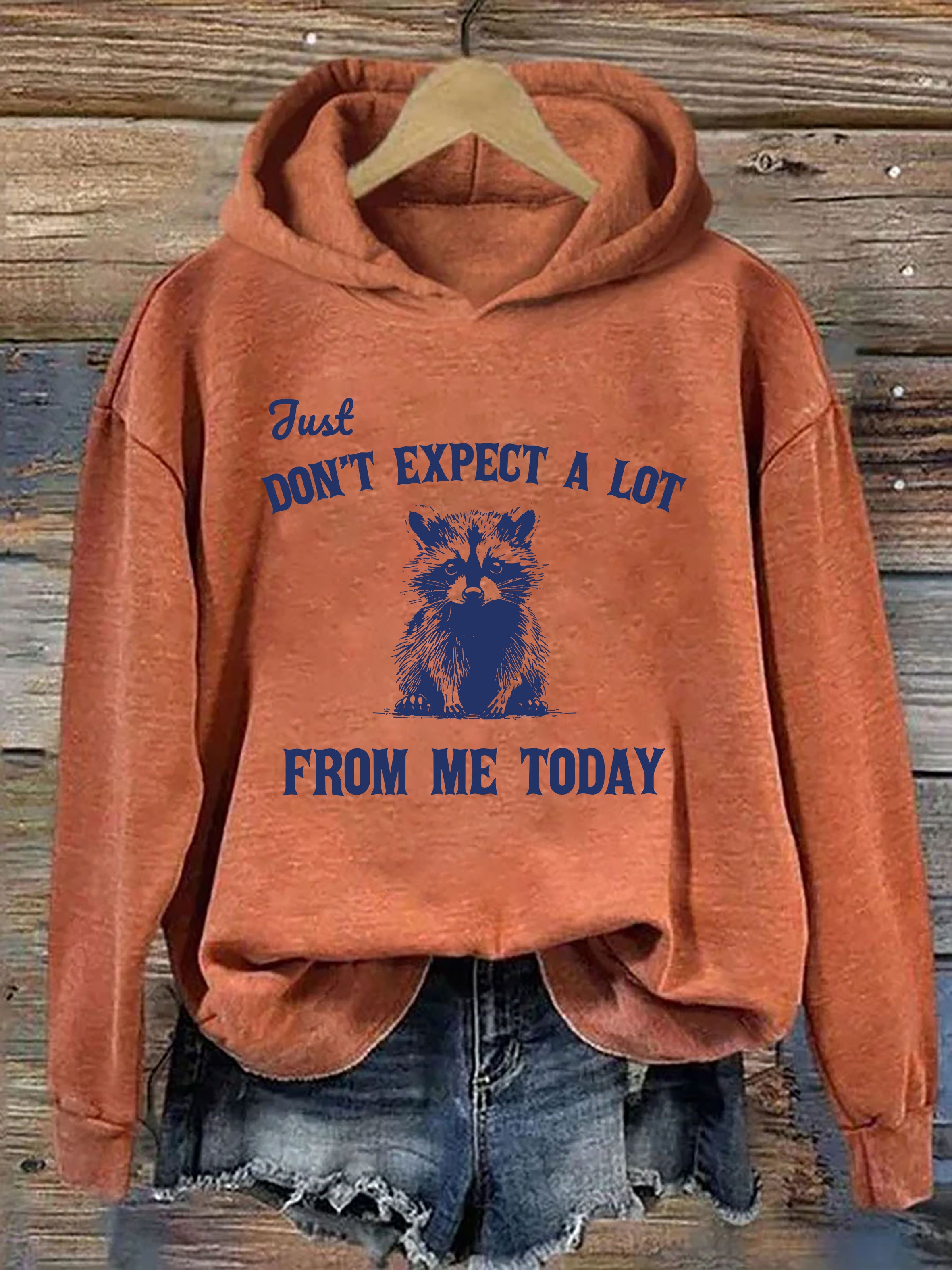 Don't Expect A Lot From Me Today Hoodie