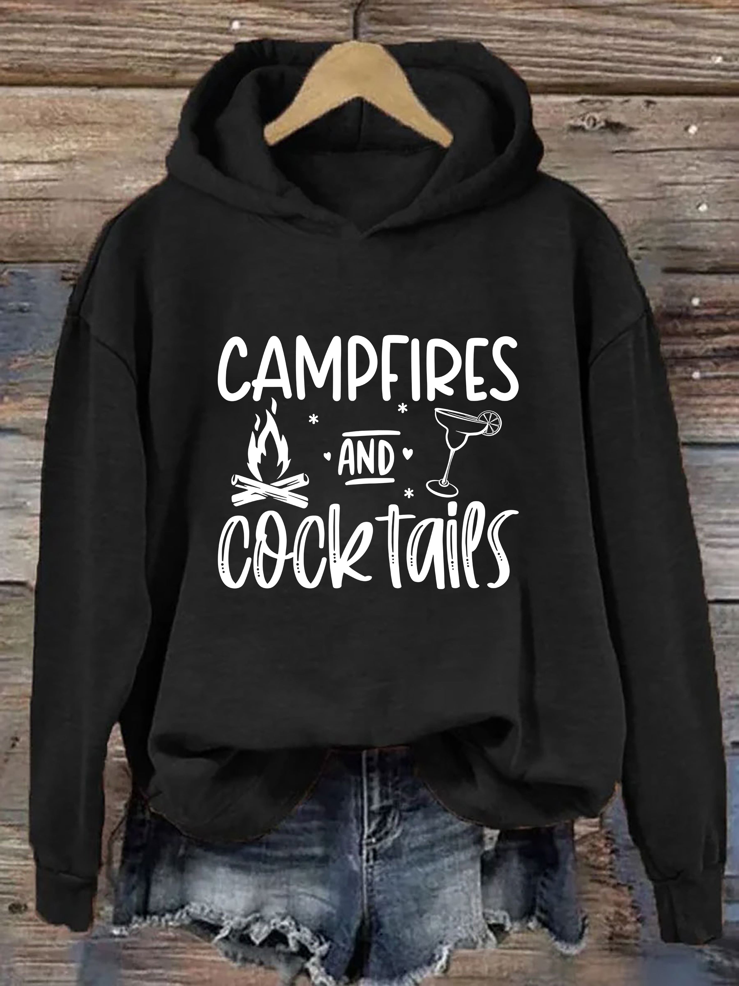 Campfires And Cocktails Hoodie