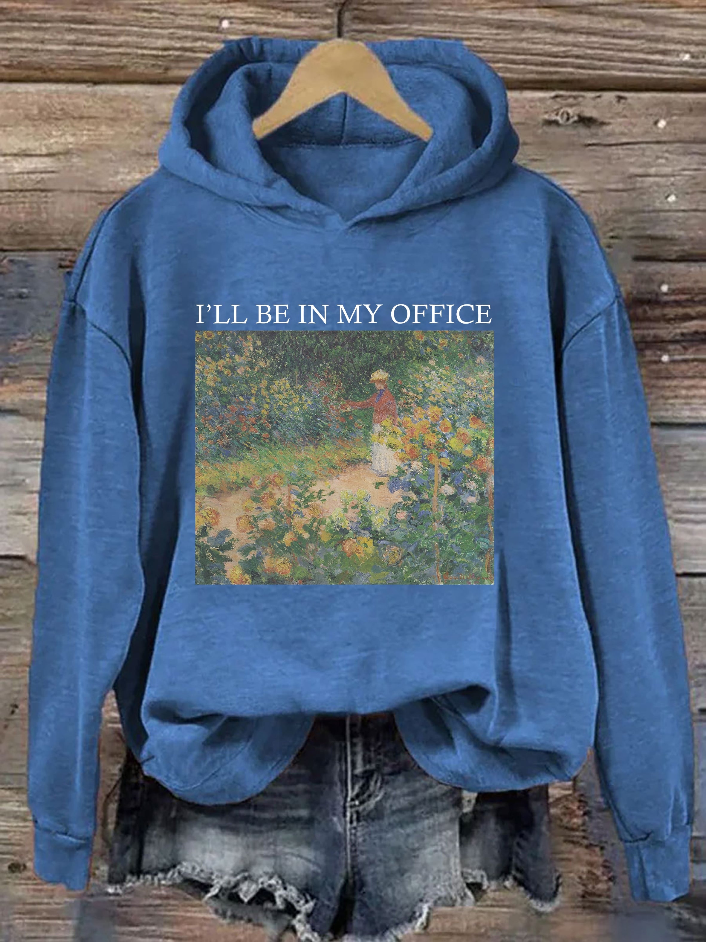 I'll Be In My Office Garden Hoodie