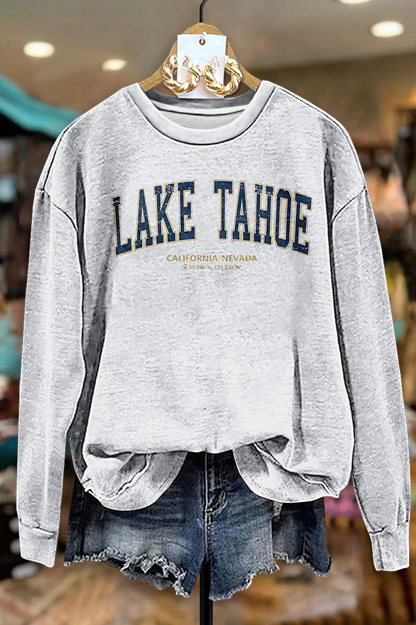 Casual Lake Tahoe Sweatshirt